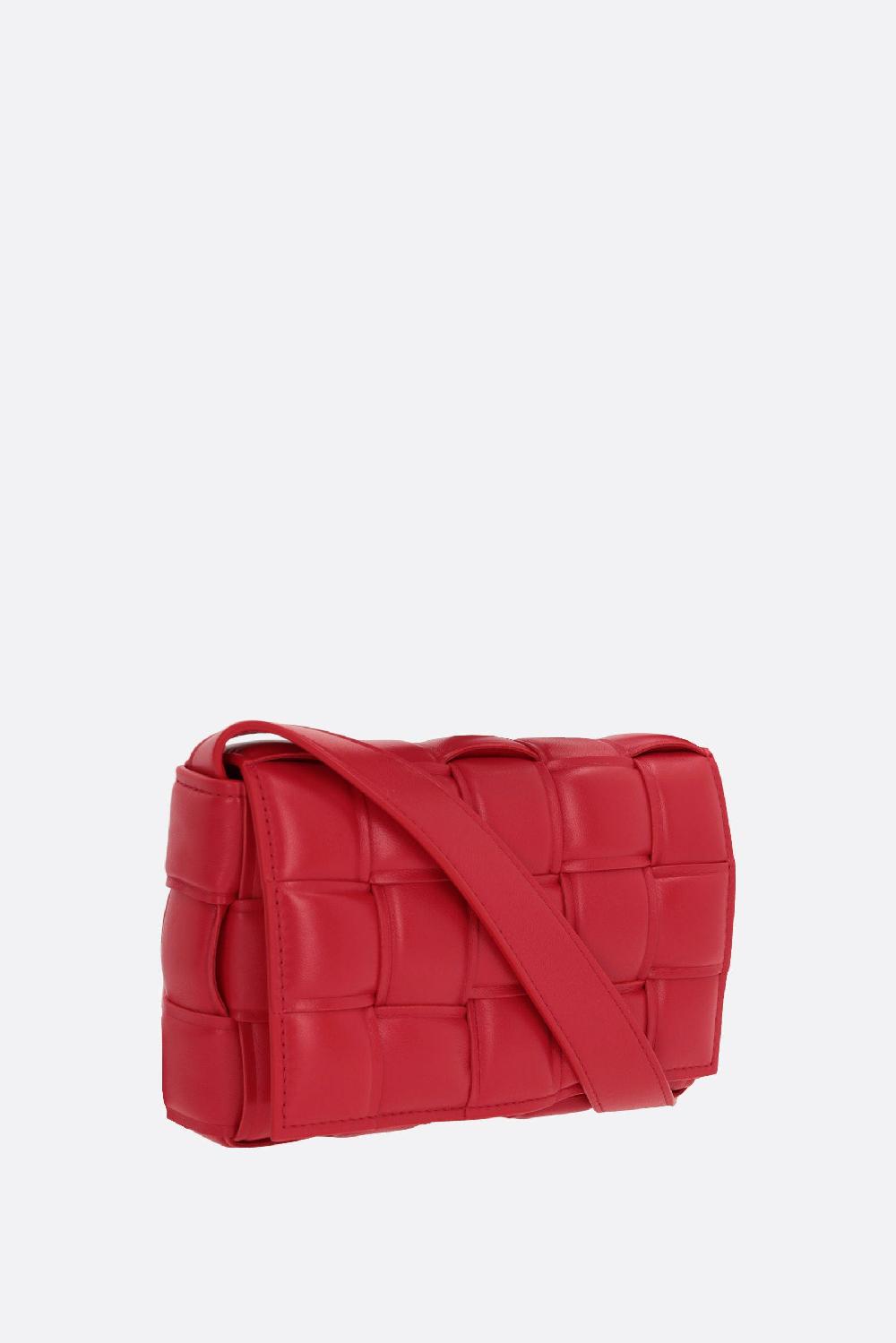 BOTTEGA VENETA Borsa A Spalla Cassette Mini In Intrecciato Nappa Imbottito