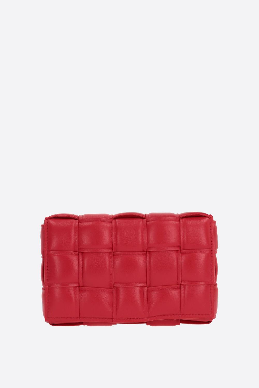 BOTTEGA VENETA borsa a spalla Cassette mini in Intrecciato nappa imbottito