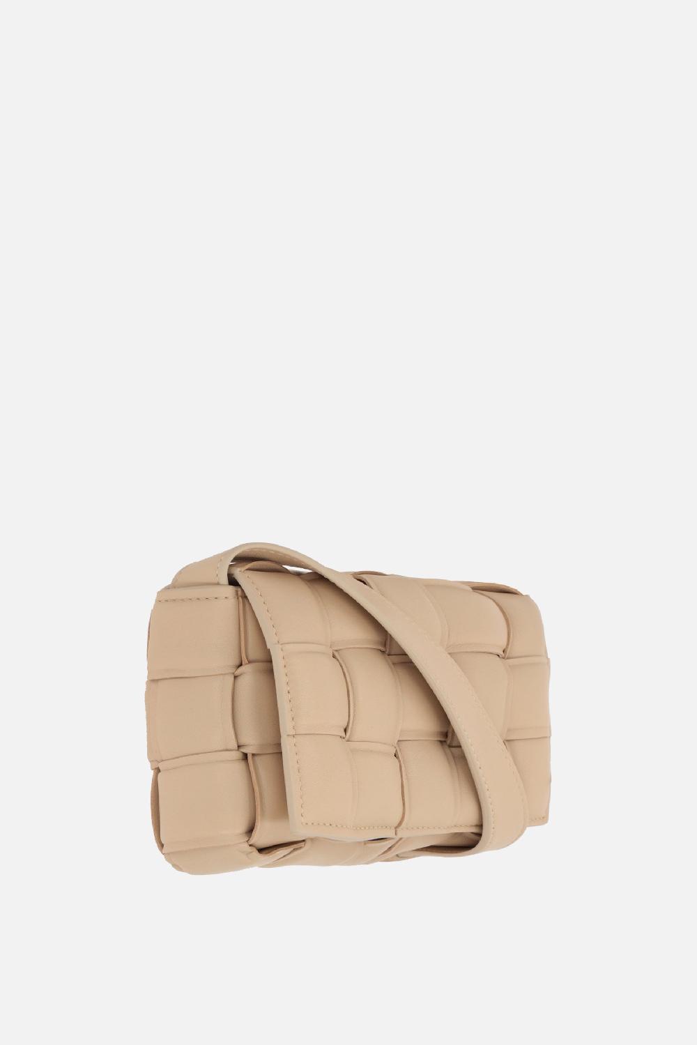 BOTTEGA VENETA Borsa A Spalla Cassette Mini In Intrecciato Nappa Imbottito