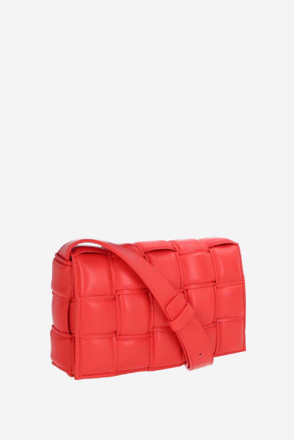 BOTTEGA VENETA Borsa A Spalla Cassette Mini In Intrecciato Nappa Imbottito