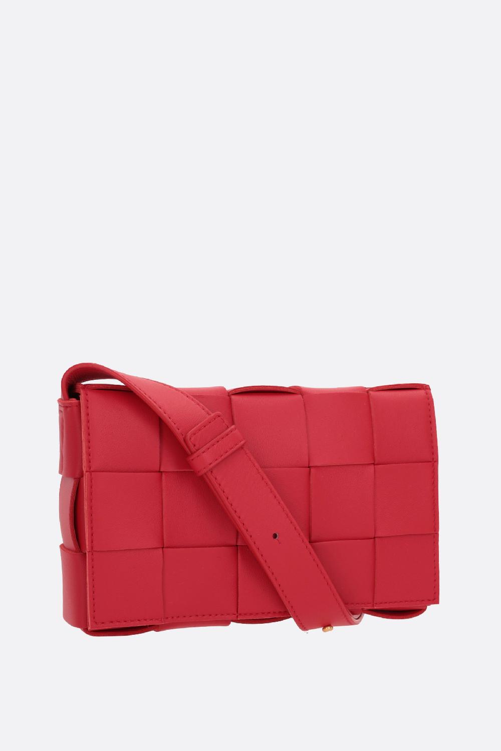 BOTTEGA VENETA Borsa A Spalla Cassette Mini In Maxi Intrecciato Nappa