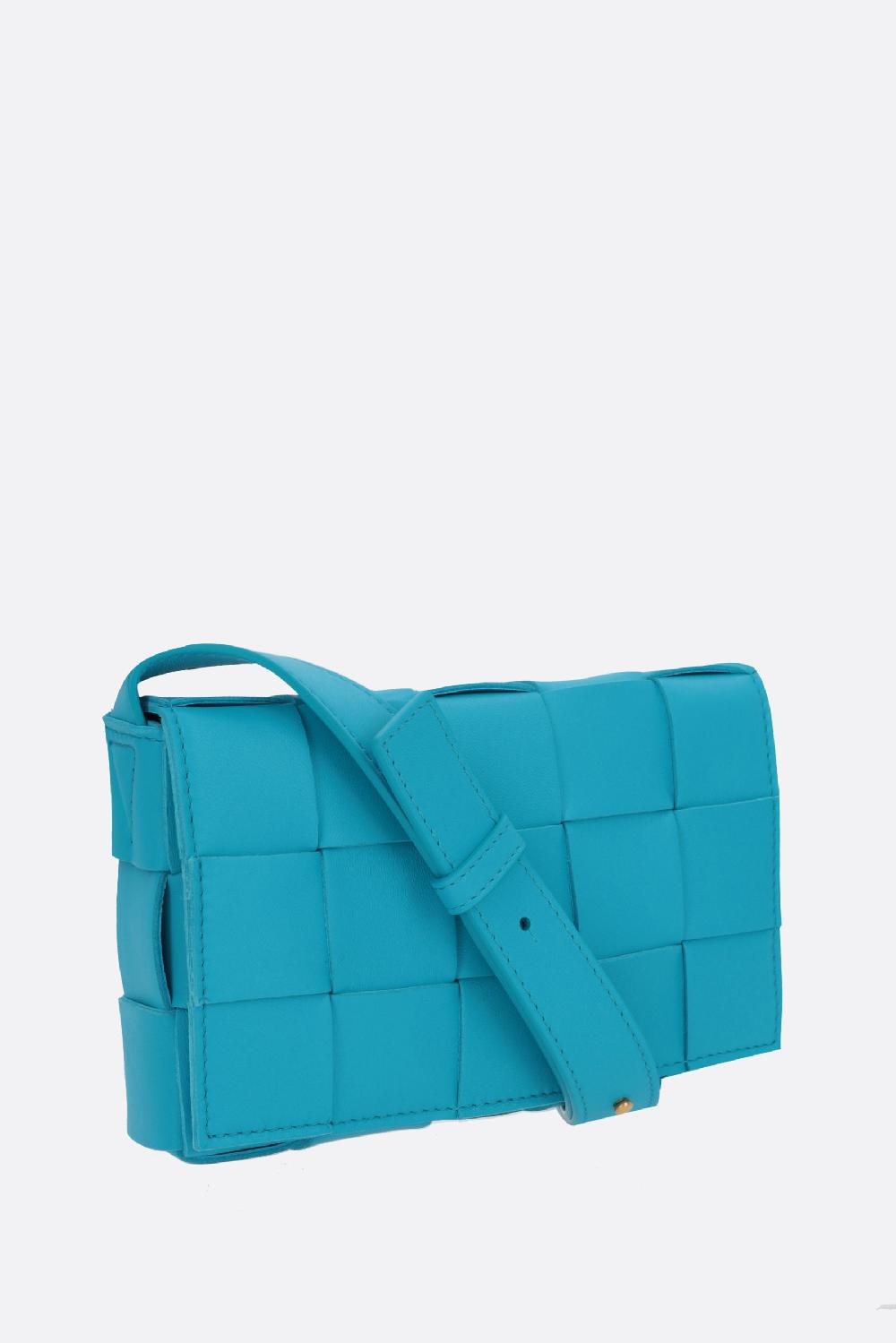 BOTTEGA VENETA Borsa A Spalla Cassette Mini In Maxi Intrecciato Nappa