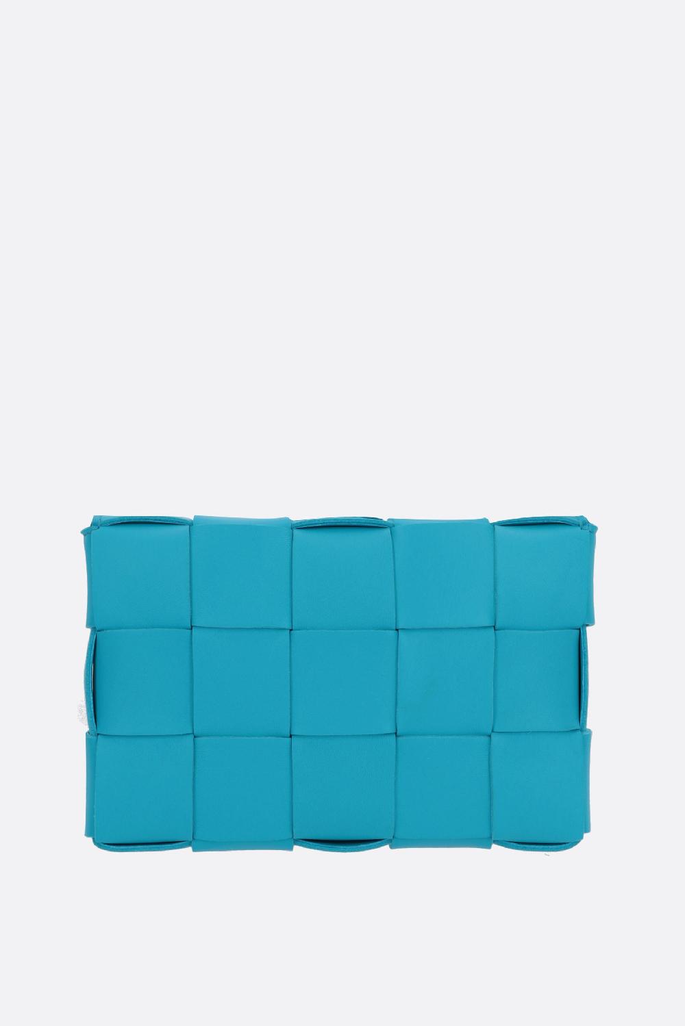 BOTTEGA VENETA Borsa A Spalla Cassette Mini In Maxi Intrecciato Nappa