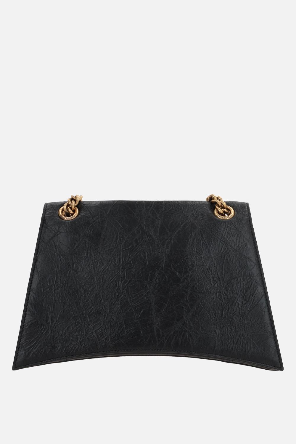 BALENCIAGA Borsa A Spalla Crush Media In Pelle Crush