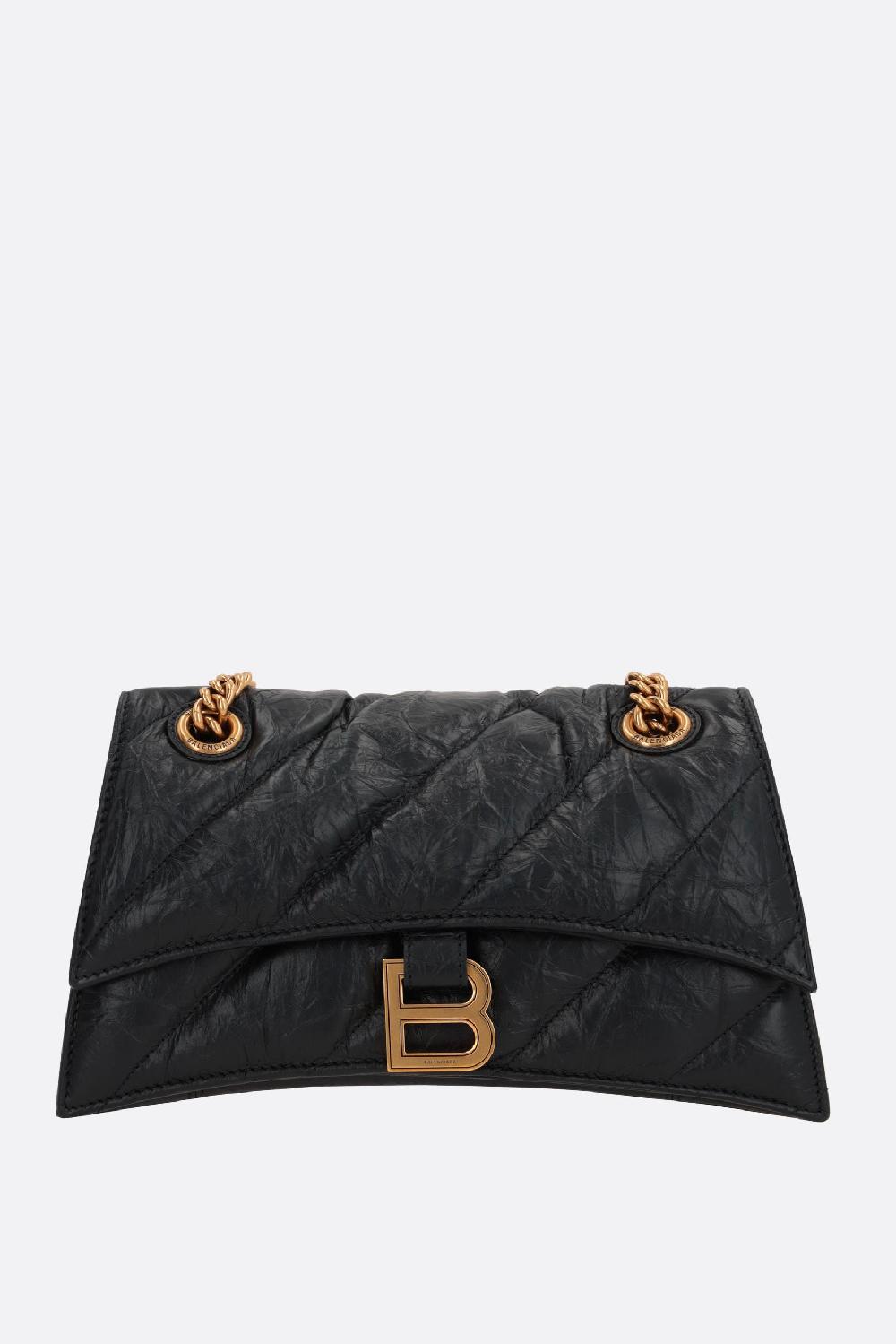 BALENCIAGA borsa a spalla Crush small in pelle matelassé
