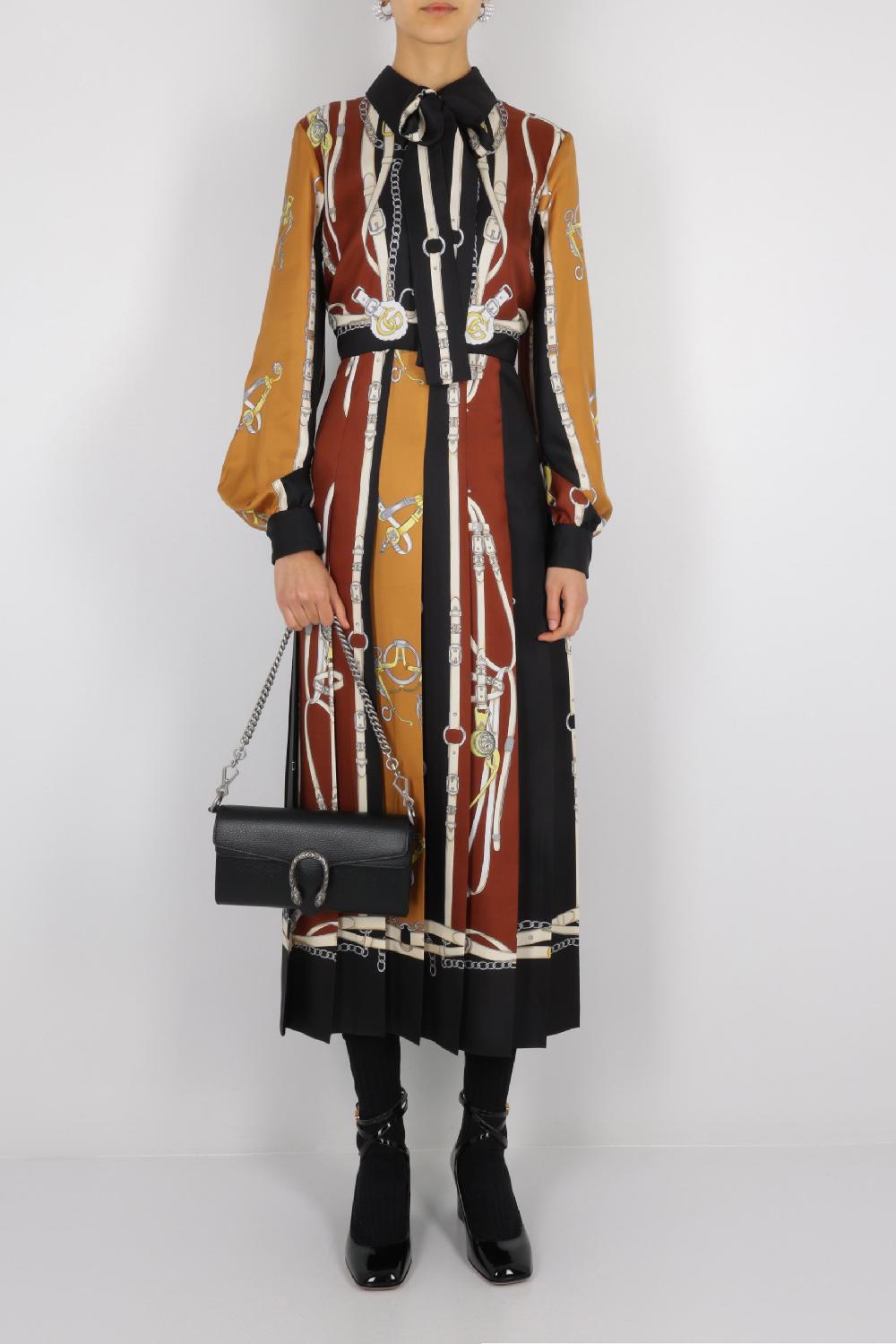 GUCCI Borsa A Spalla Dionysus Small In Pelle Martellata