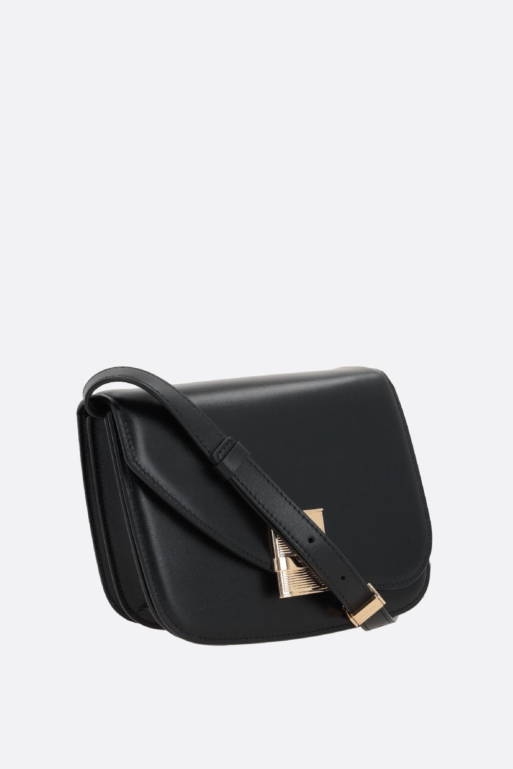 FERRAGAMO Borsa A Spalla Fiamma Small In Pelle Liscia