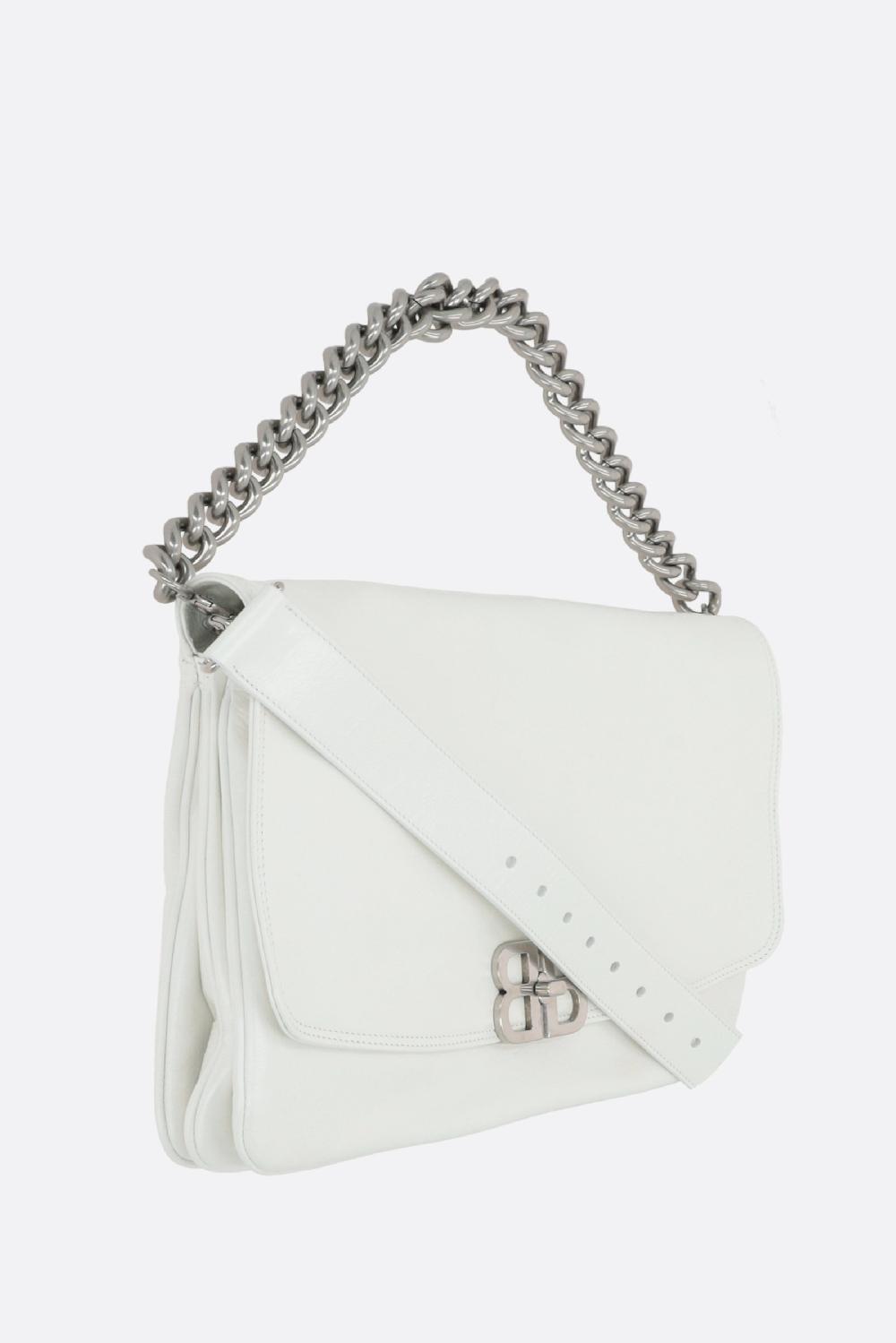 BALENCIAGA Borsa A Spalla Flap BB Soft Large In Pelle Peach