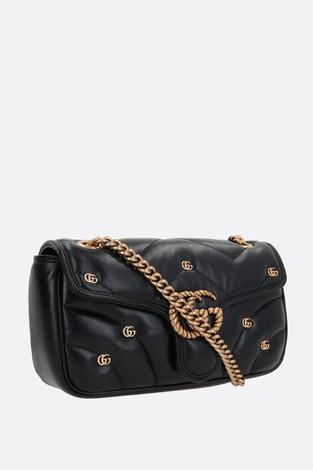 GUCCI Borsa A Spalla GG Marmont Small In Pelle Matelassé