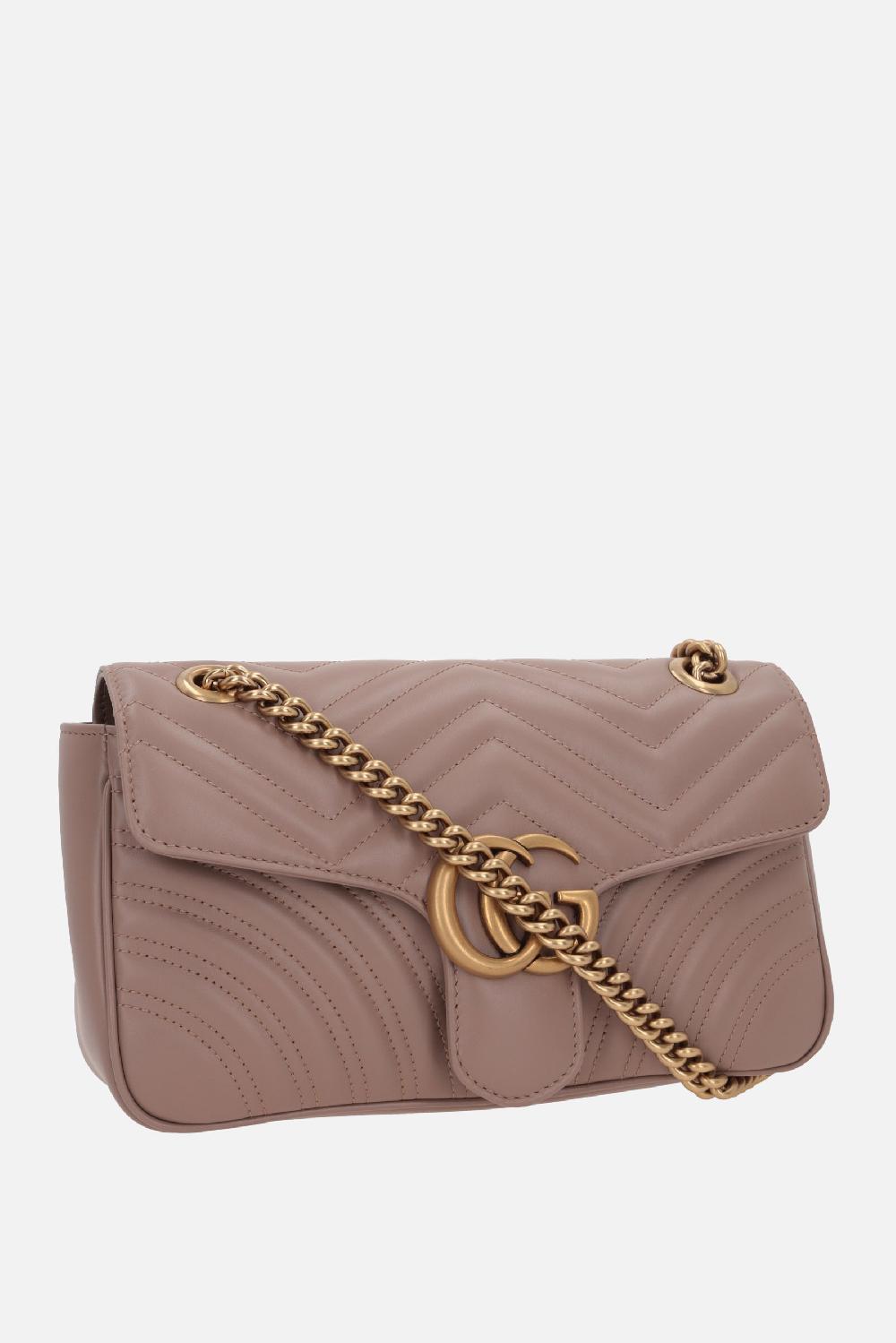 GUCCI Borsa A Spalla GG Marmont Small In Pelle Matelassé