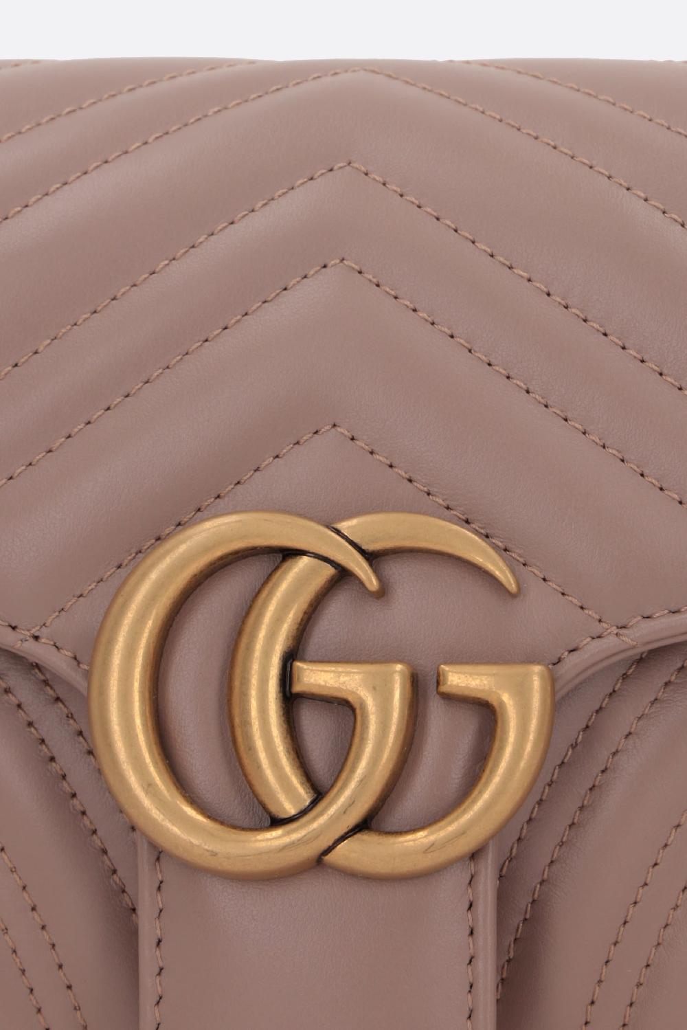 GUCCI Borsa A Spalla GG Marmont Small In Pelle Matelassé
