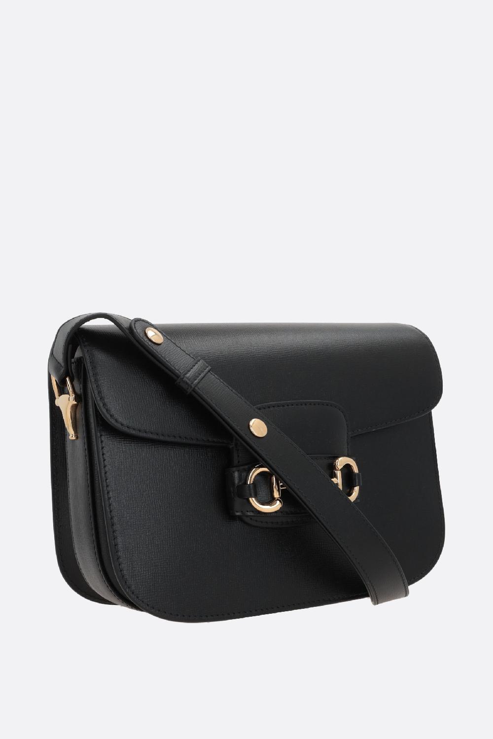 GUCCI Borsa A Spalla Gucci 1955 Horsebit In Pelle Texturizzata