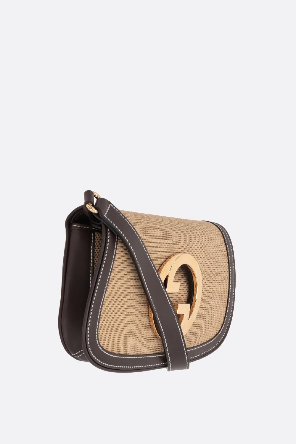 GUCCI Borsa A Spalla Gucci Blondie In Canvas E Pelle Liscia