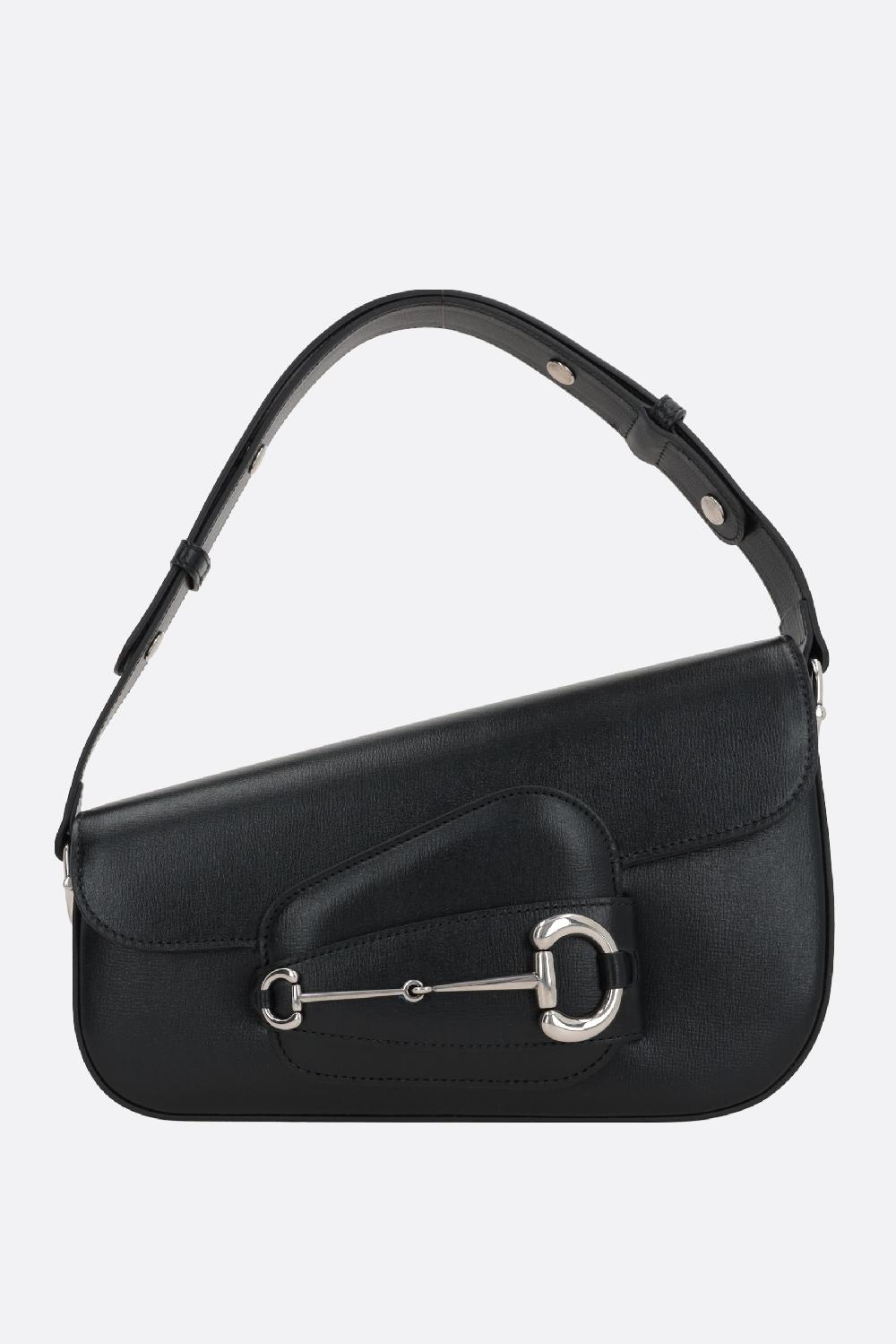 GUCCI borsa a spalla Gucci Horsebit 1955 small in pelle liscia