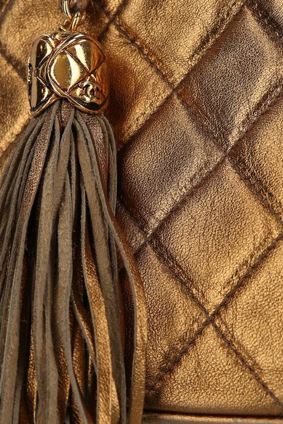 CHANEL VINTAGE WOMAN Borsa A Spalla In Pelle Matelassé Con Dettaglio Doppia C