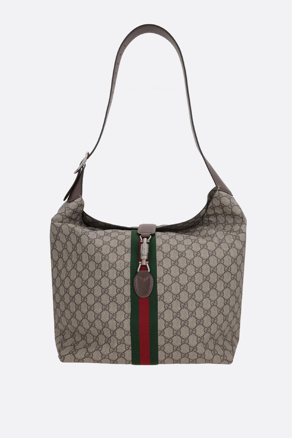 GUCCI borsa a spalla Jackie 1961 media in tessuto GG Supreme