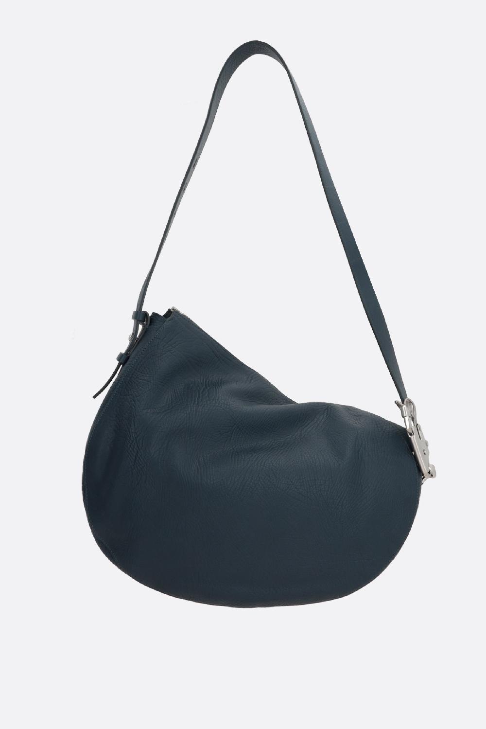 BURBERRY Borsa A Spalla Knight Media In Pelle Martellata