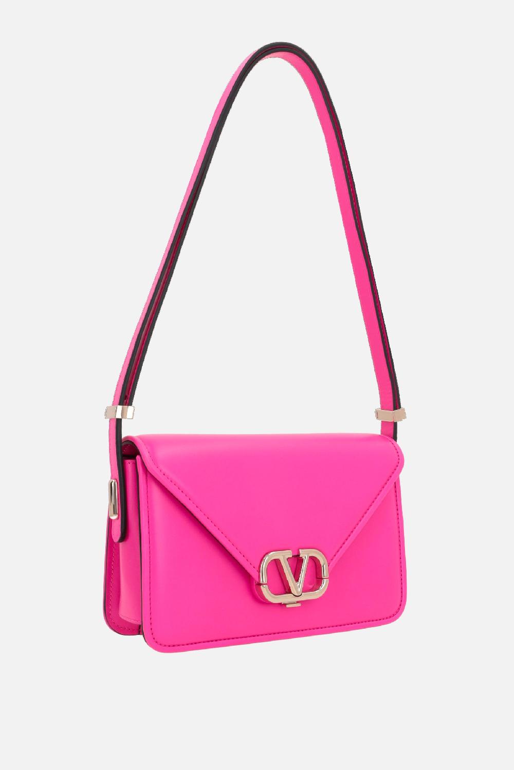 VALENTINO GARAVANI Borsa A Spalla Letter Small In Pelle Liscia