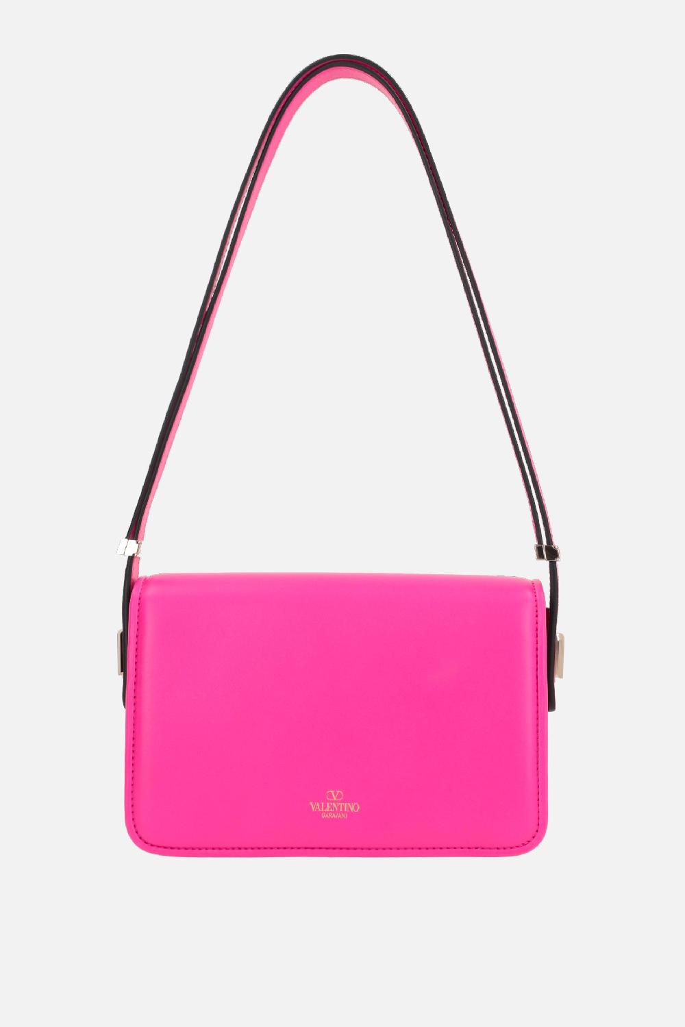 VALENTINO GARAVANI Borsa A Spalla Letter Small In Pelle Liscia