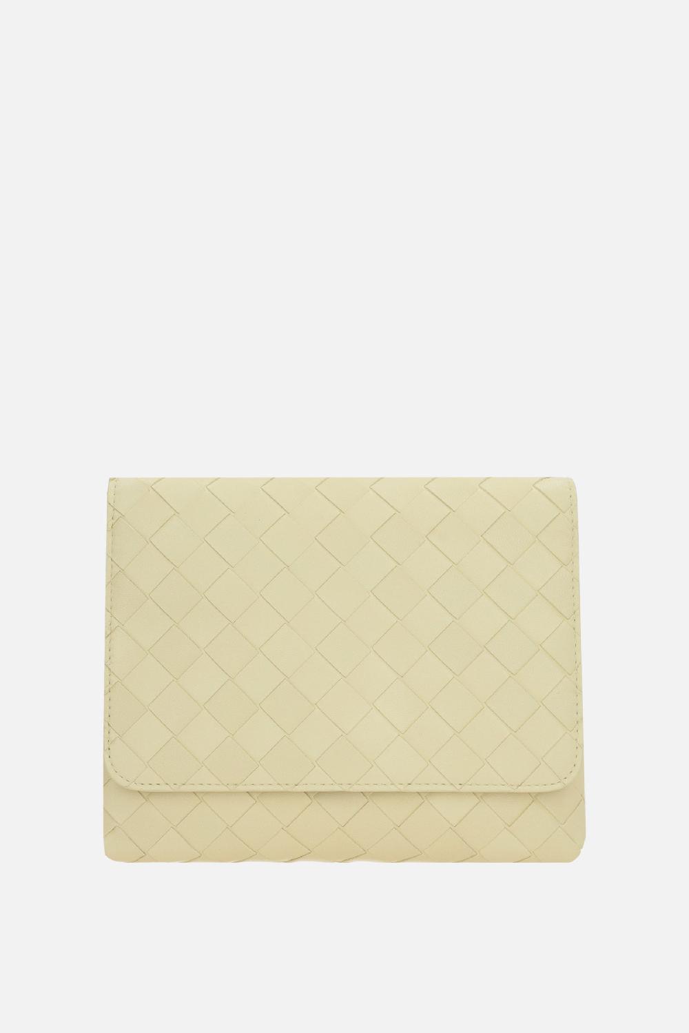 BOTTEGA VENETA borsa a spalla mini in Intrecciato nappa