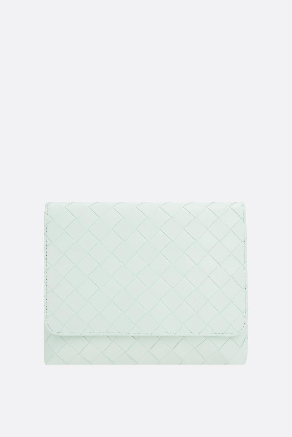 BOTTEGA VENETA borsa a spalla mini in Intrecciato nappa