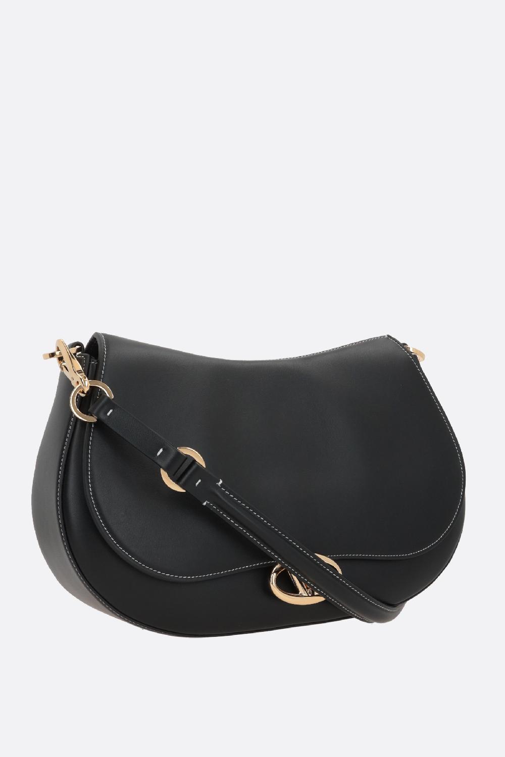 VALENTINO GARAVANI Borsa A Spalla Ohval Media In Nappa