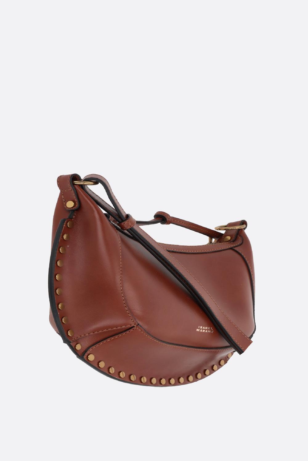 ISABEL MARANT Borsa A Spalla Oskan Moon In Pelle Liscia