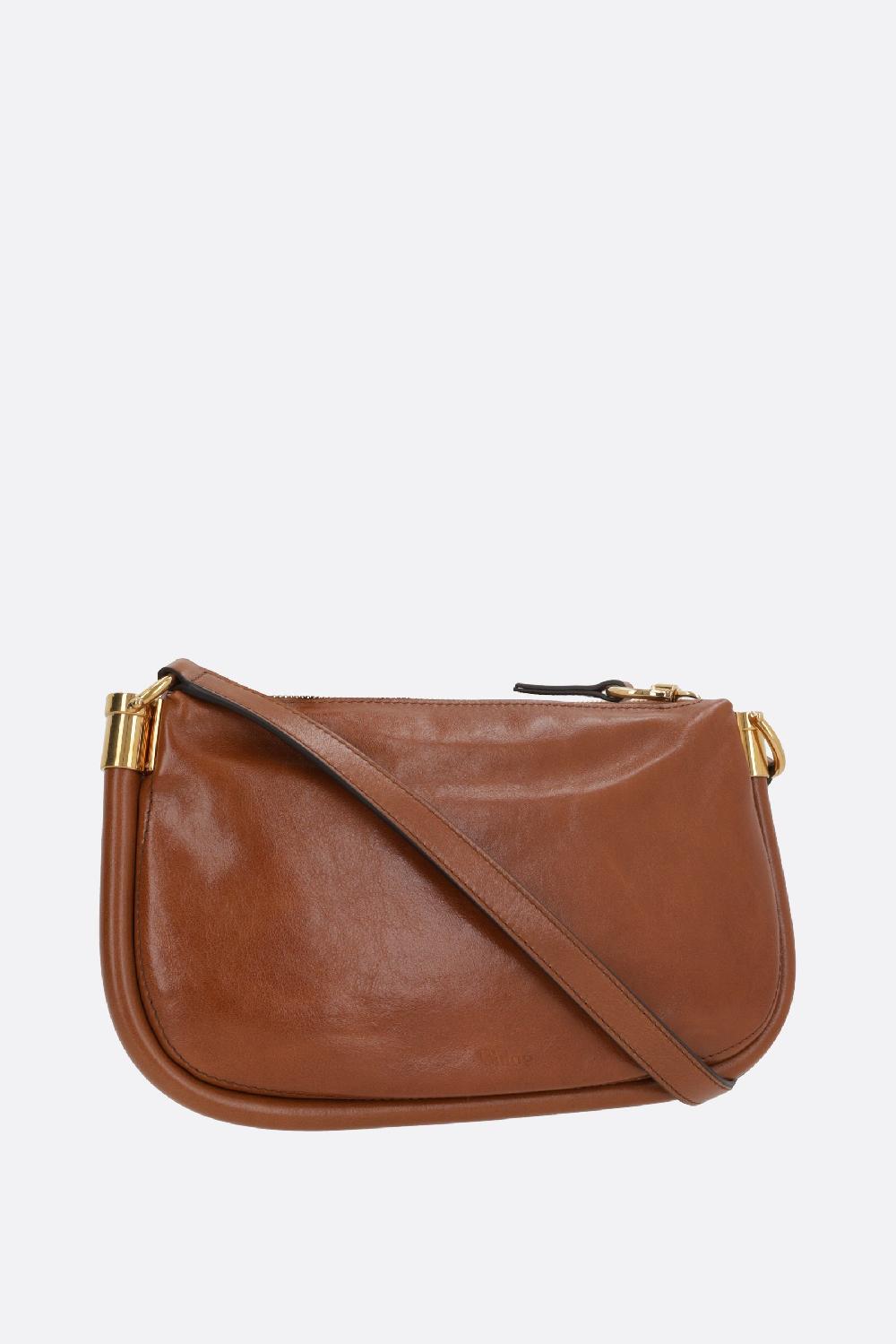 CHLOÉ Borsa A Spalla Paraty 24 Mini In Pelle Lucida