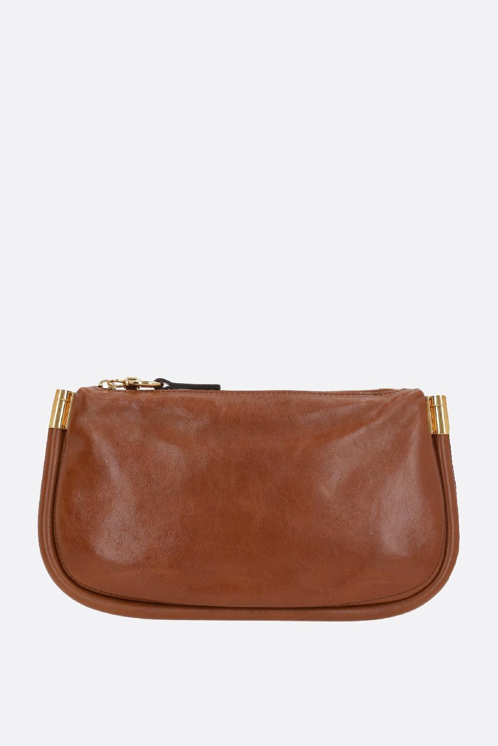 CHLOÉ Borsa A Spalla Paraty 24 Mini In Pelle Lucida