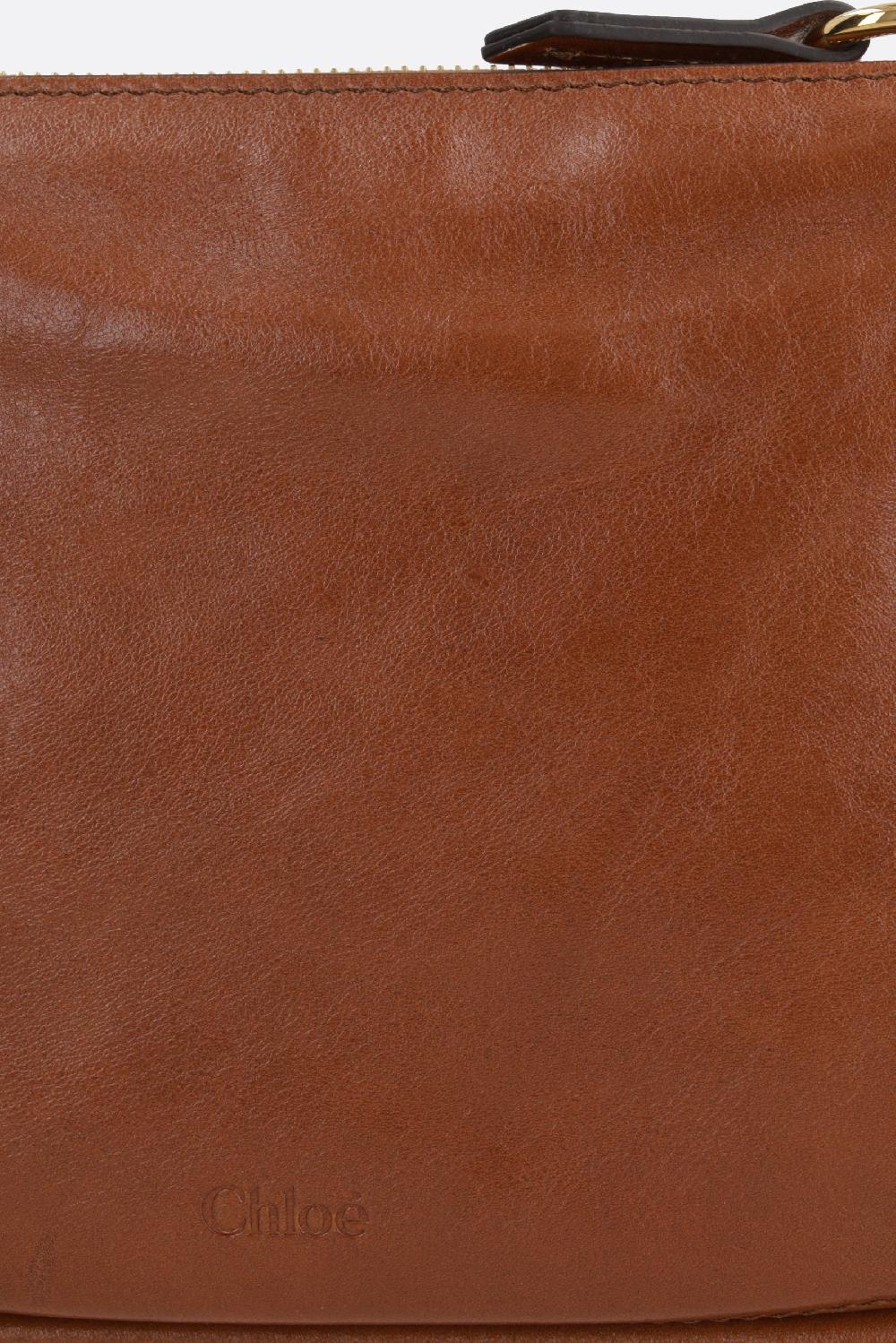 CHLOÉ Borsa A Spalla Paraty 24 Mini In Pelle Lucida