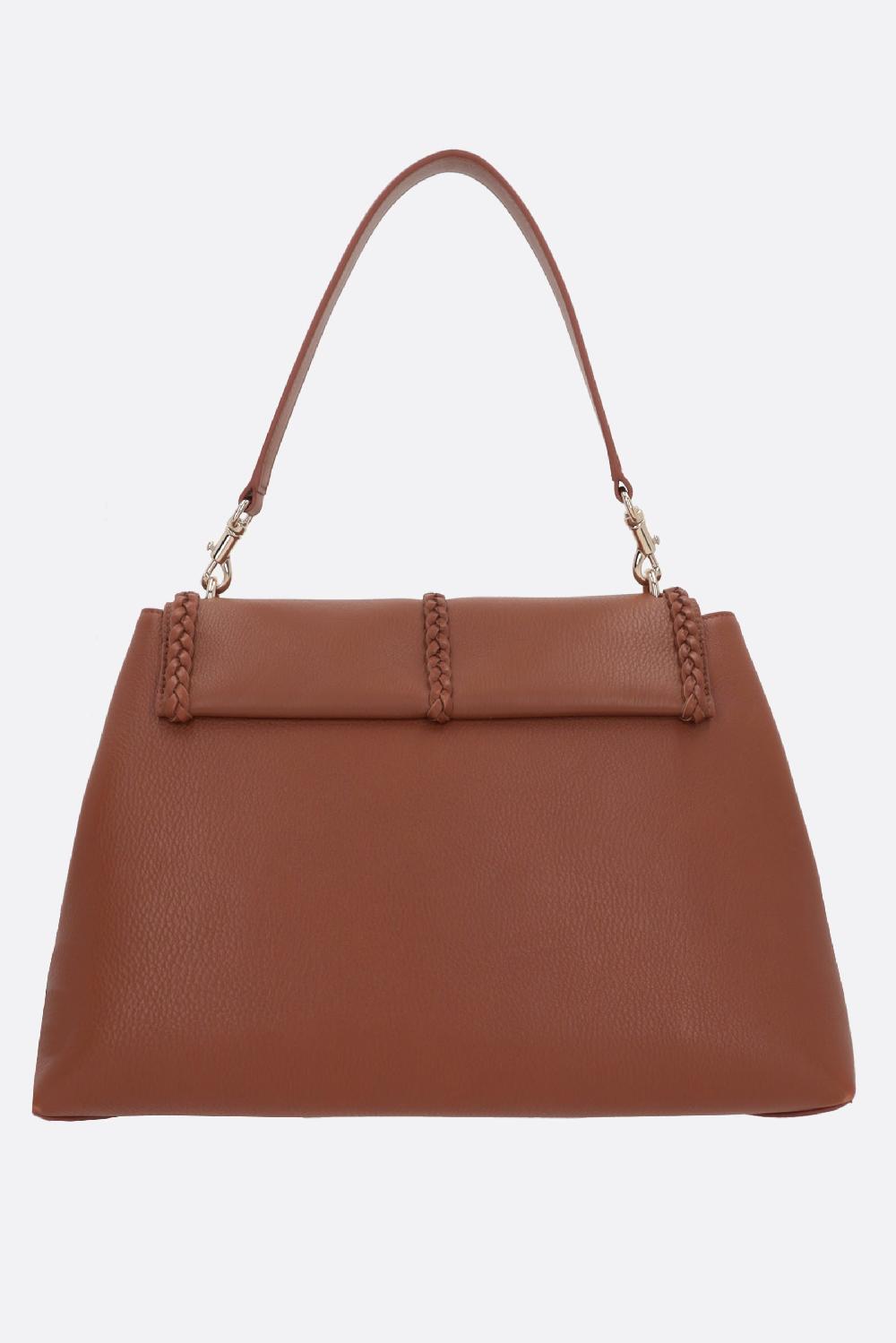 CHLOÉ Borsa A Spalla Penelope Large In Pelle Martellata