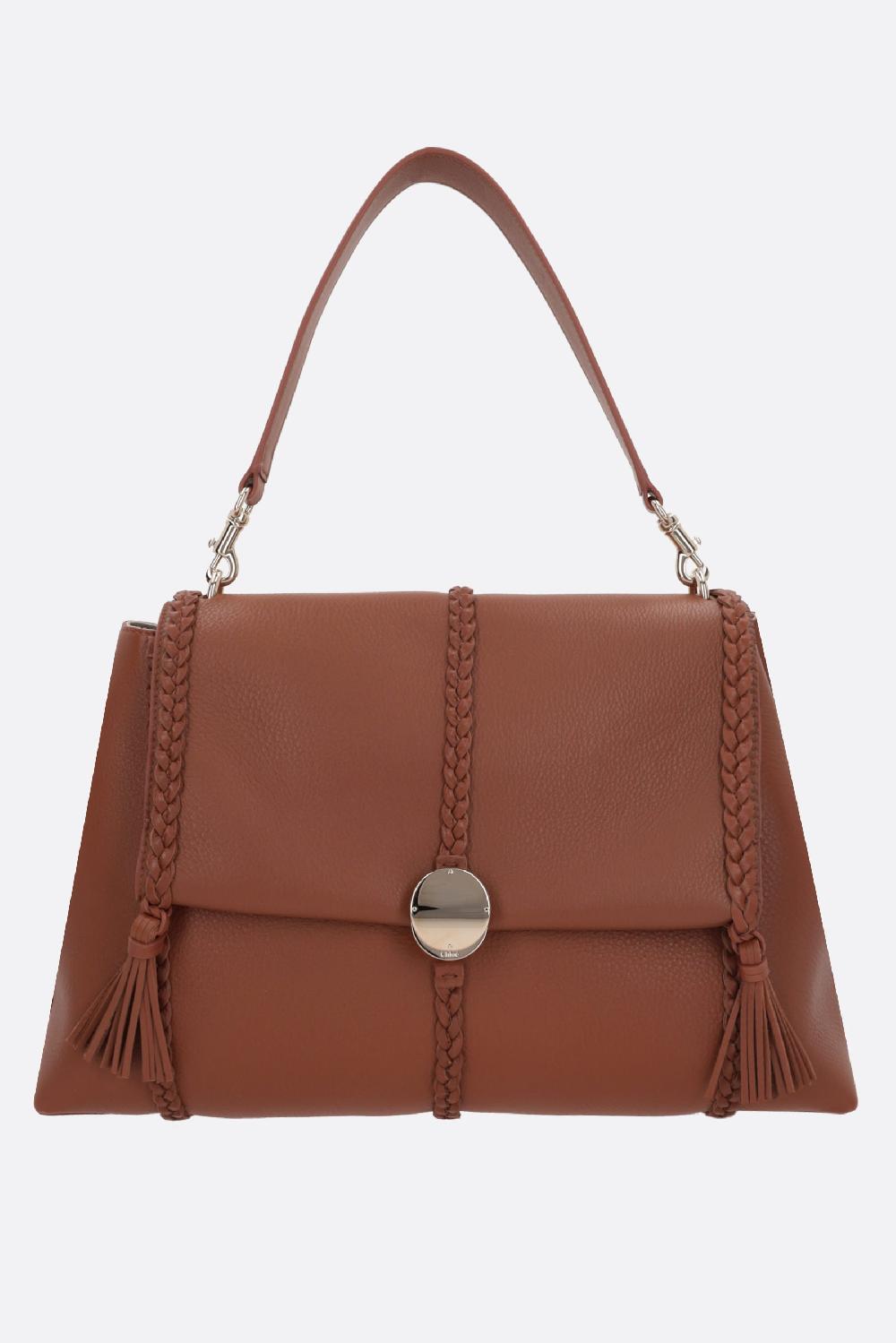 CHLOÉ borsa a spalla Penelope large in pelle martellata