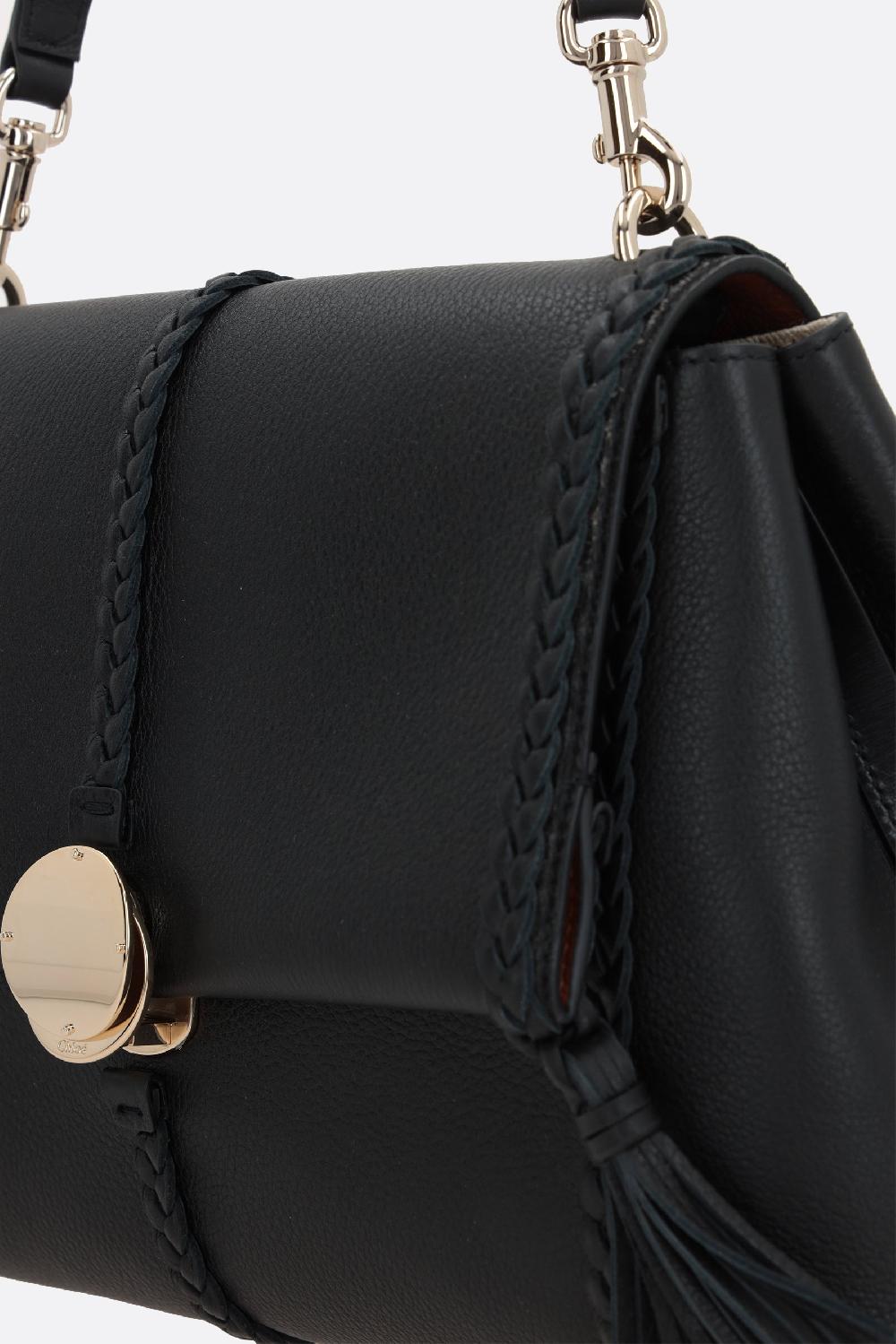 CHLOÉ Borsa A Spalla Penelope Media In Pelle Martellata