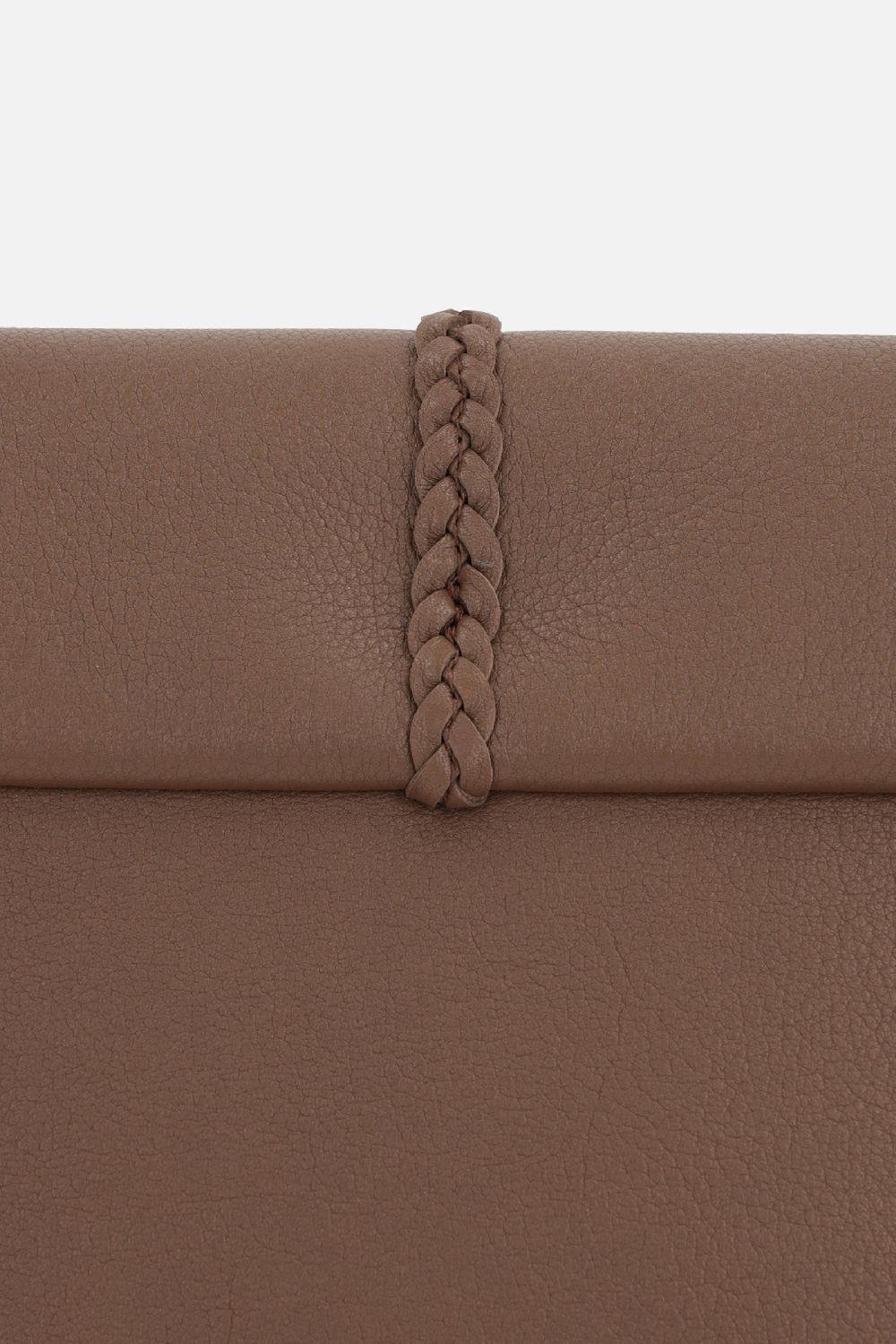 CHLOÉ Borsa A Spalla Penelope Media In Pelle Martellata