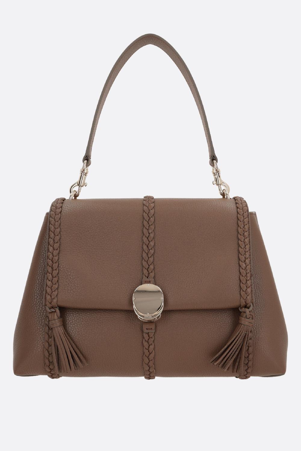 CHLOÉ borsa a spalla Penelope media in pelle martellata