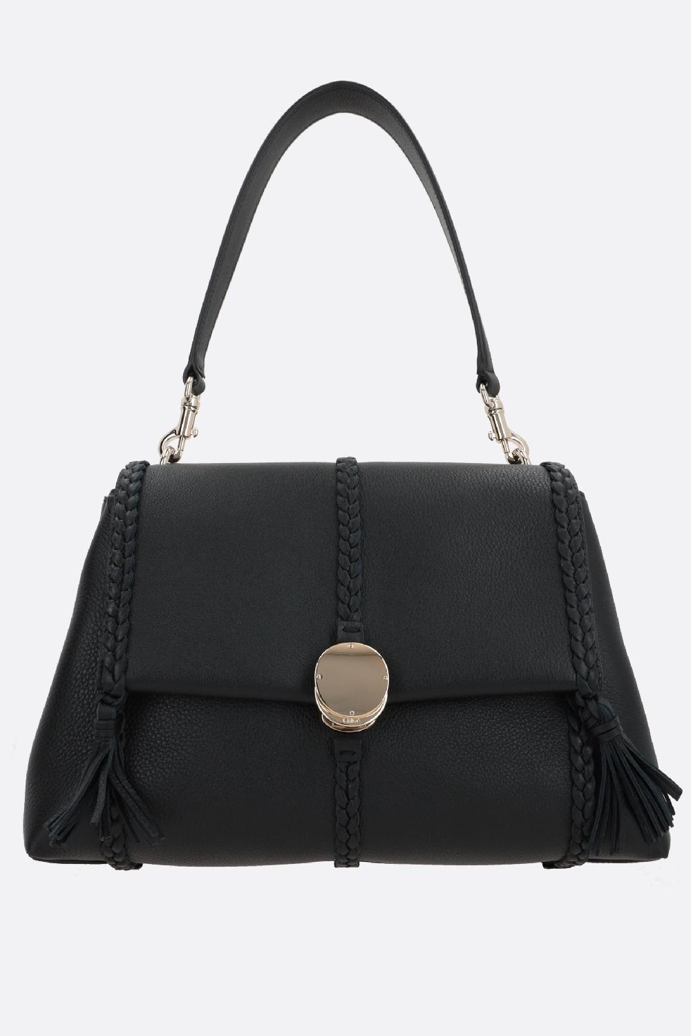CHLOÉ borsa a spalla Penelope media in pelle martellata