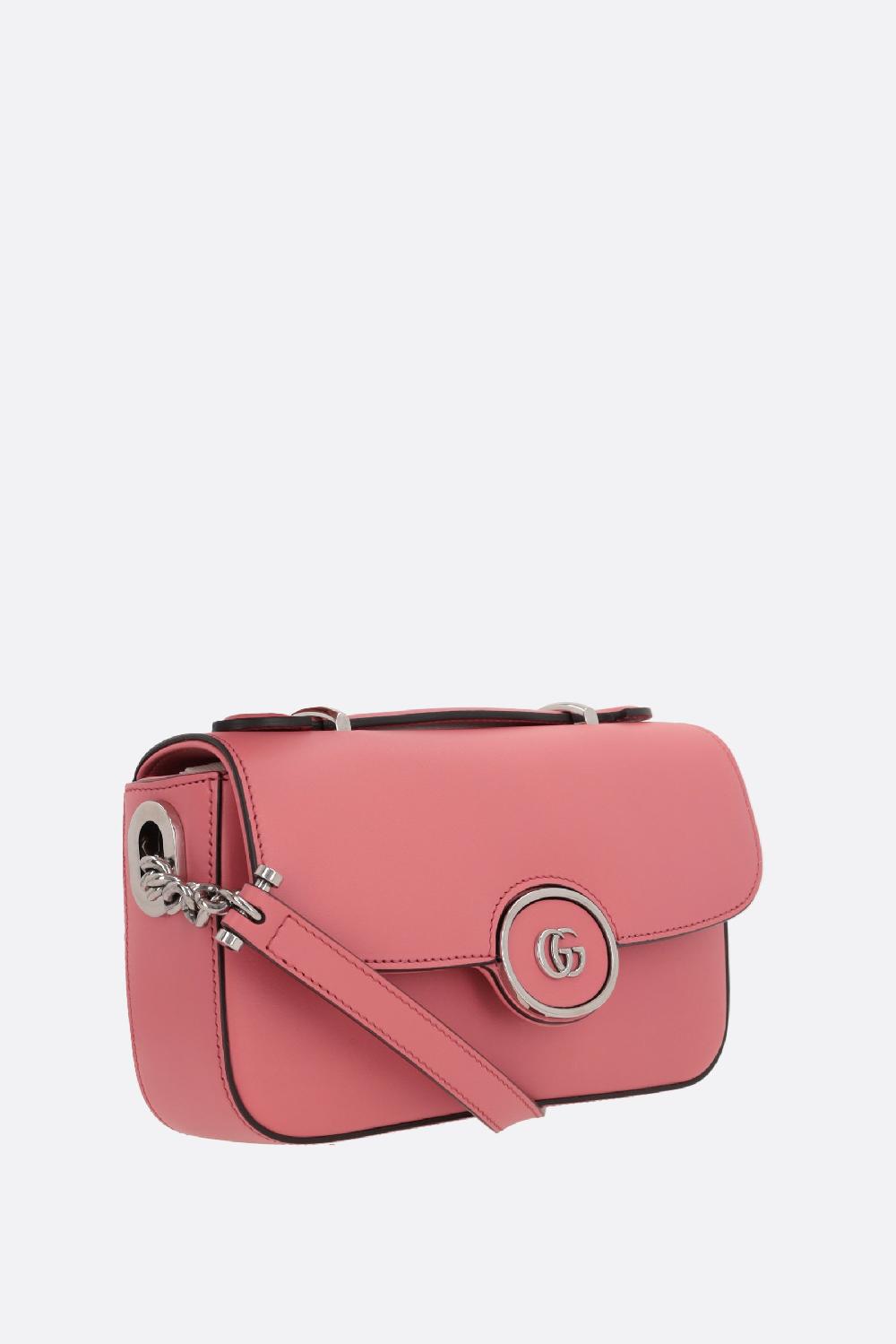 GUCCI Borsa A Spalla Petite GG Mini In Pelle Liscia