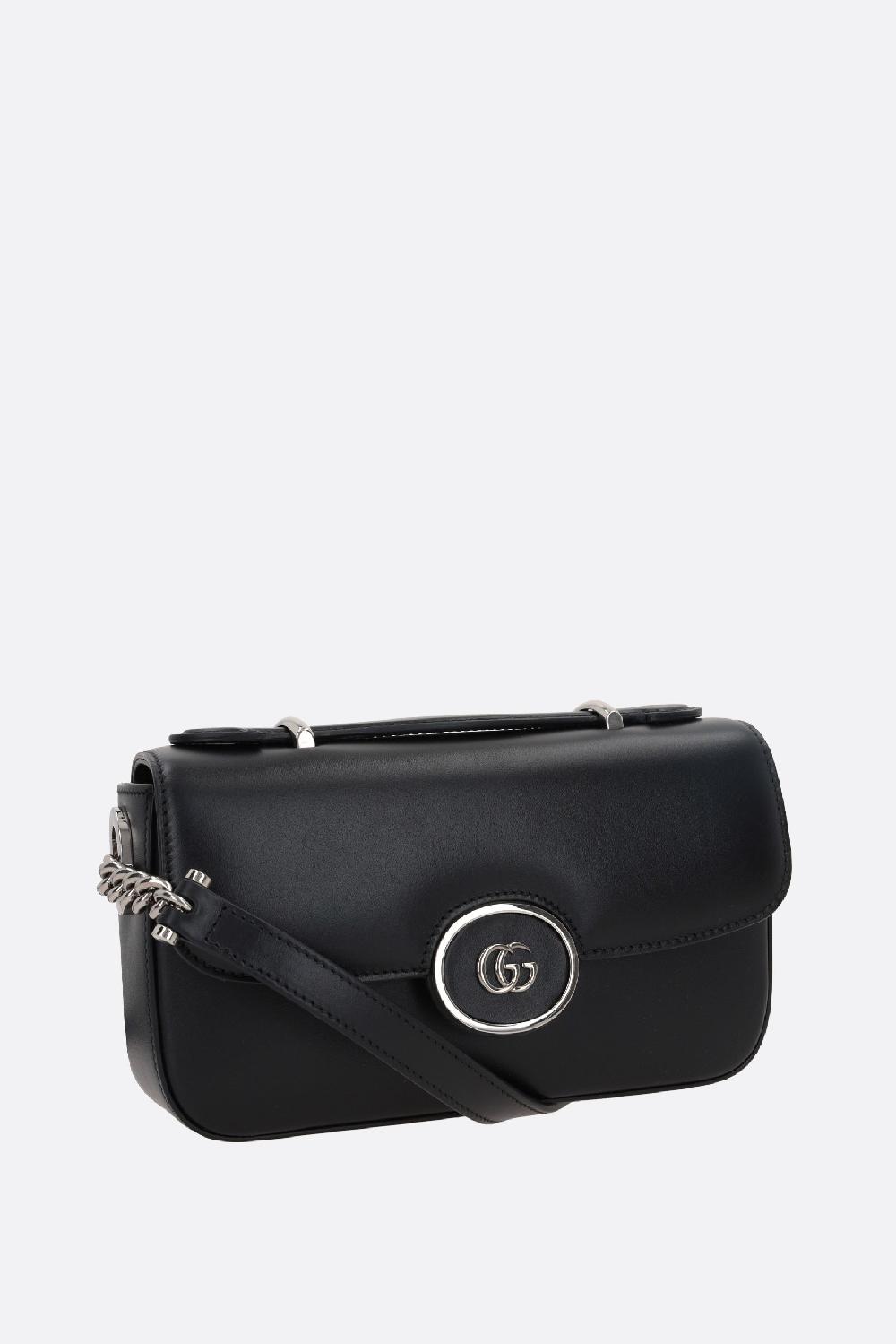 GUCCI Borsa A Spalla Petite GG Mini In Pelle Liscia