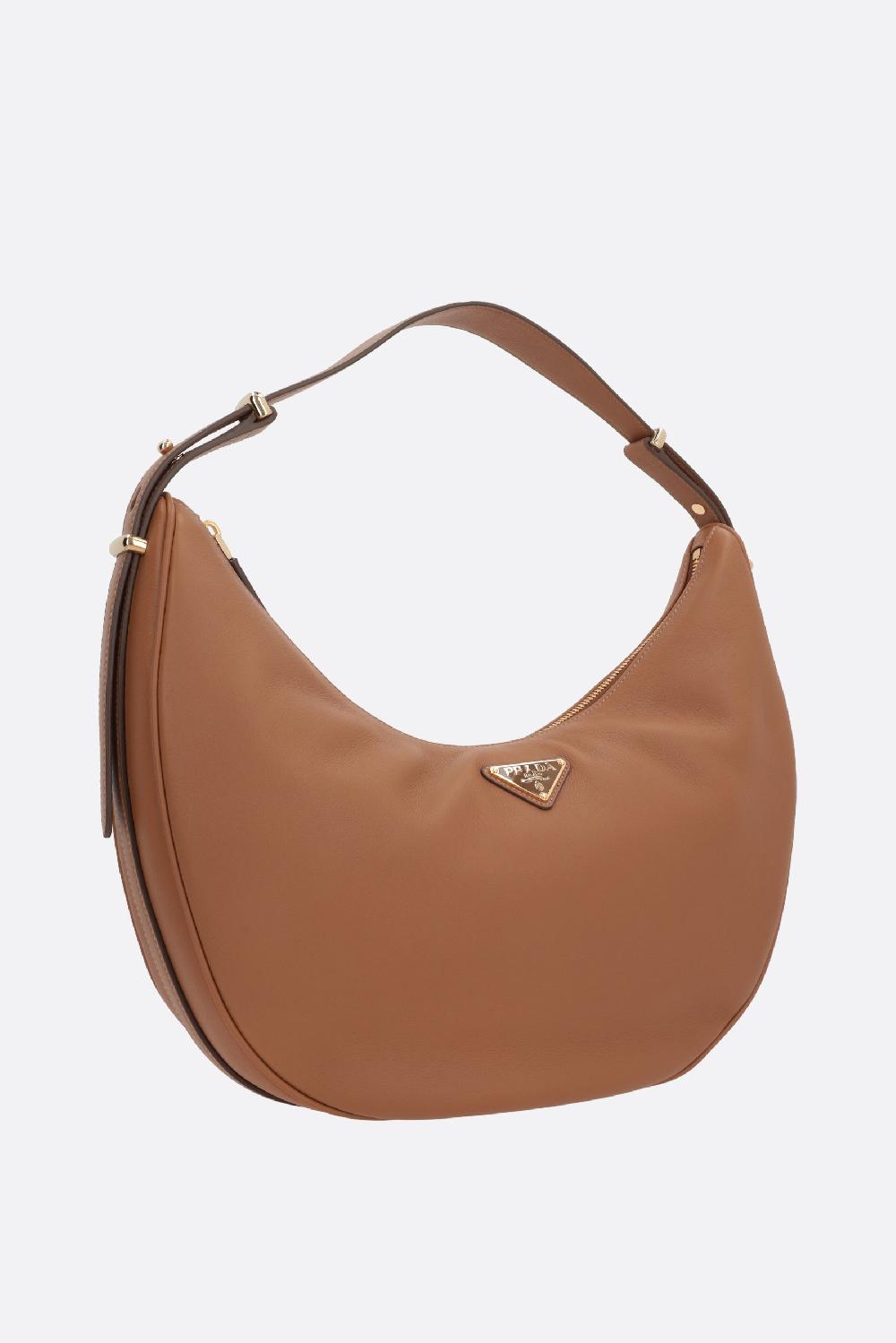 PRADA Borsa A Spalla Prada Arqué Media In Pelle Martellata