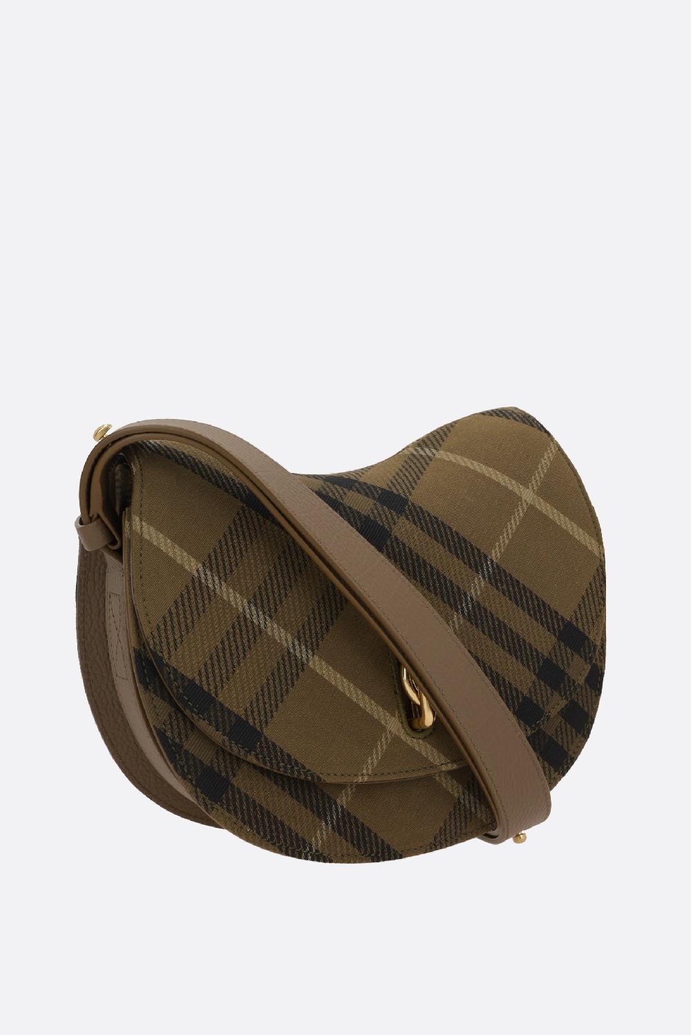 BURBERRY Borsa A Spalla Rocking Horse Small In Jacquard Check