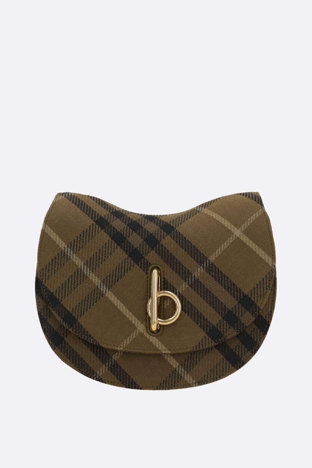 BURBERRY Borsa A Spalla Rocking Horse Small In Jacquard Check