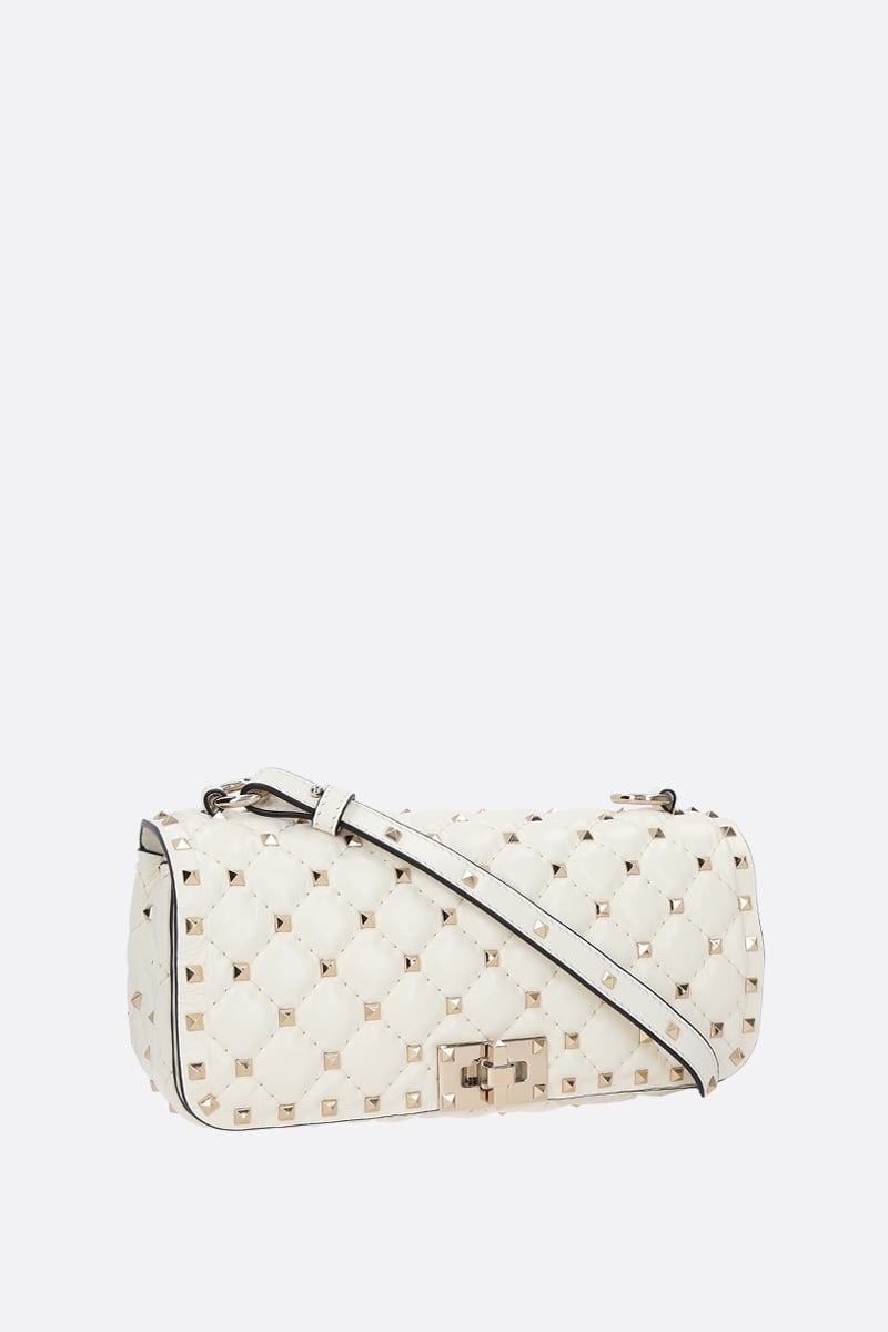 VALENTINO GARAVANI Borsa A Spalla Rockstud Spike In Pelle Matelassé