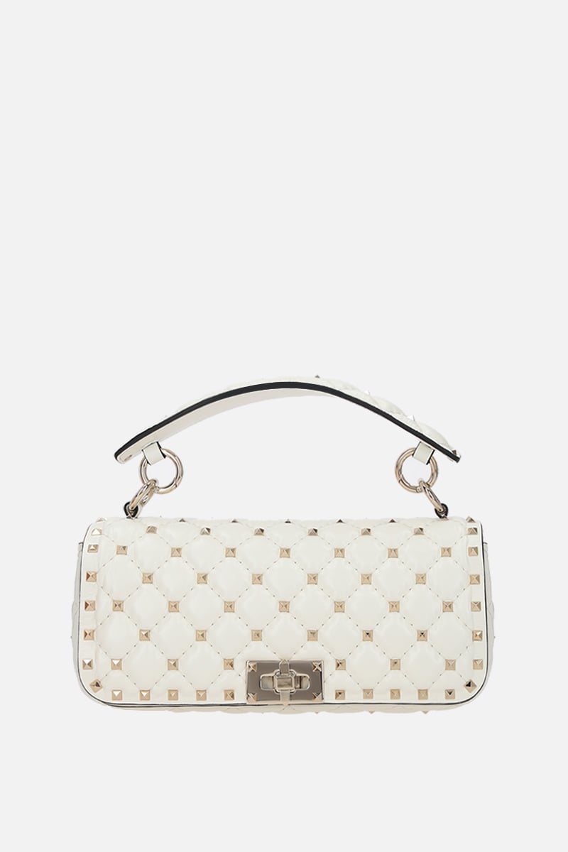 VALENTINO GARAVANI borsa a spalla Rockstud Spike in pelle matelassé