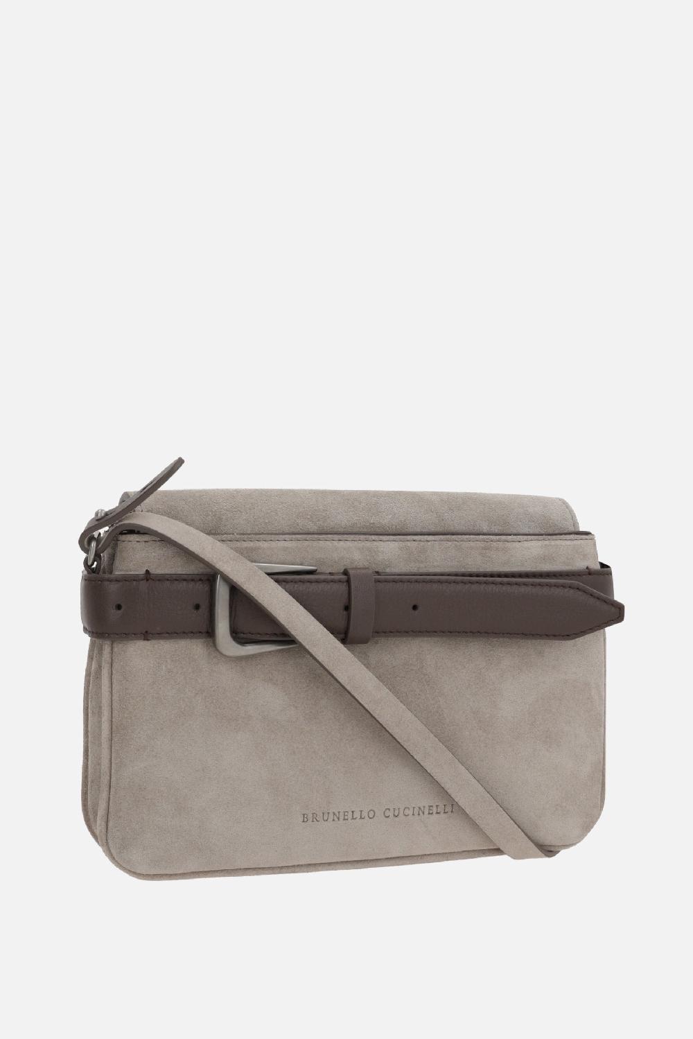 BRUNELLO CUCINELLI Borsa A Spalla Sartorial Small In Suede