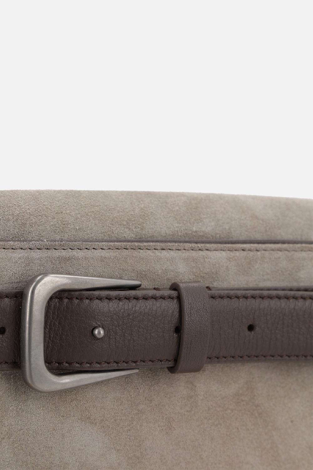 BRUNELLO CUCINELLI Borsa A Spalla Sartorial Small In Suede