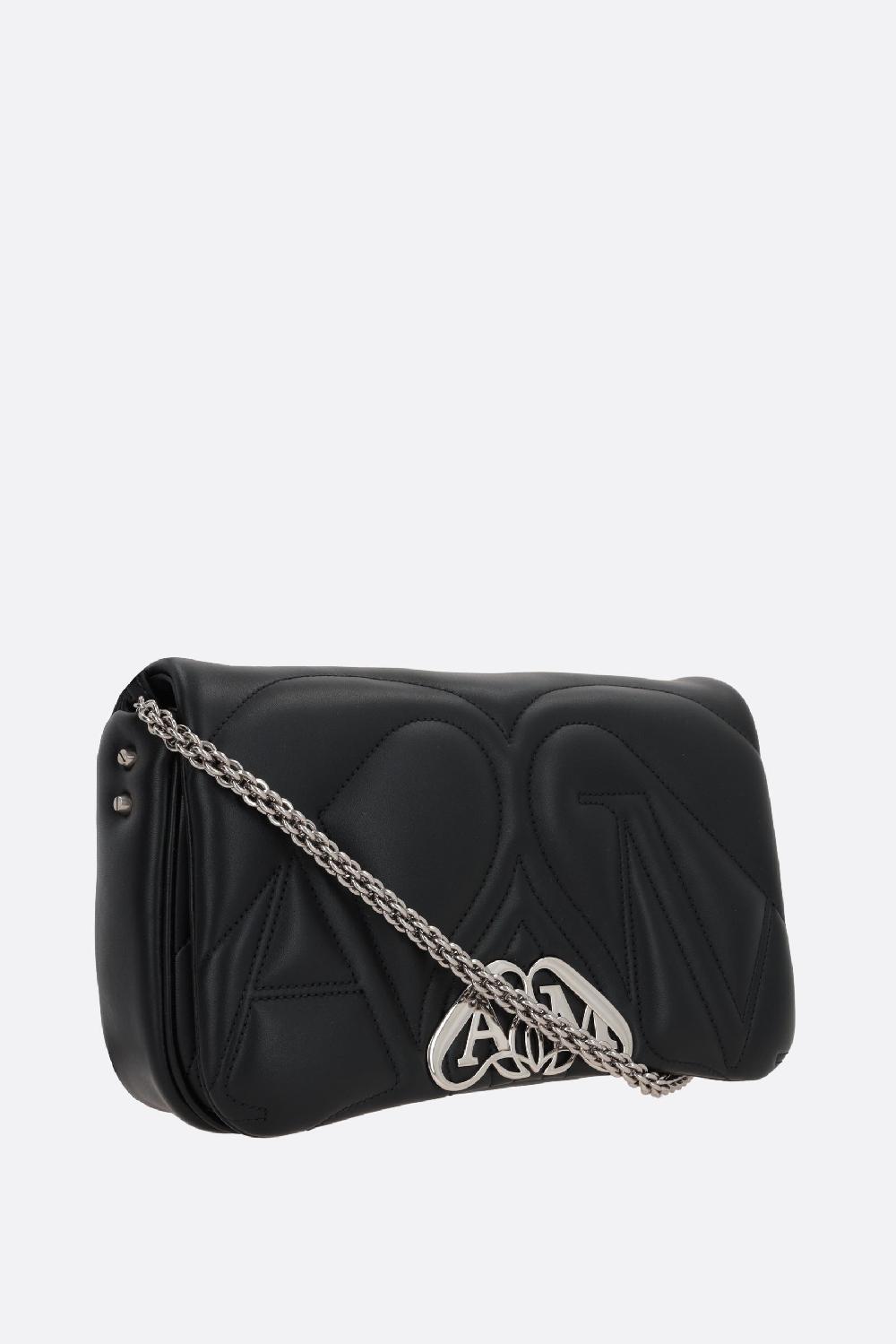 ALEXANDER McQUEEN Borsa A Spalla Seal Small In Nappa Matelassé
