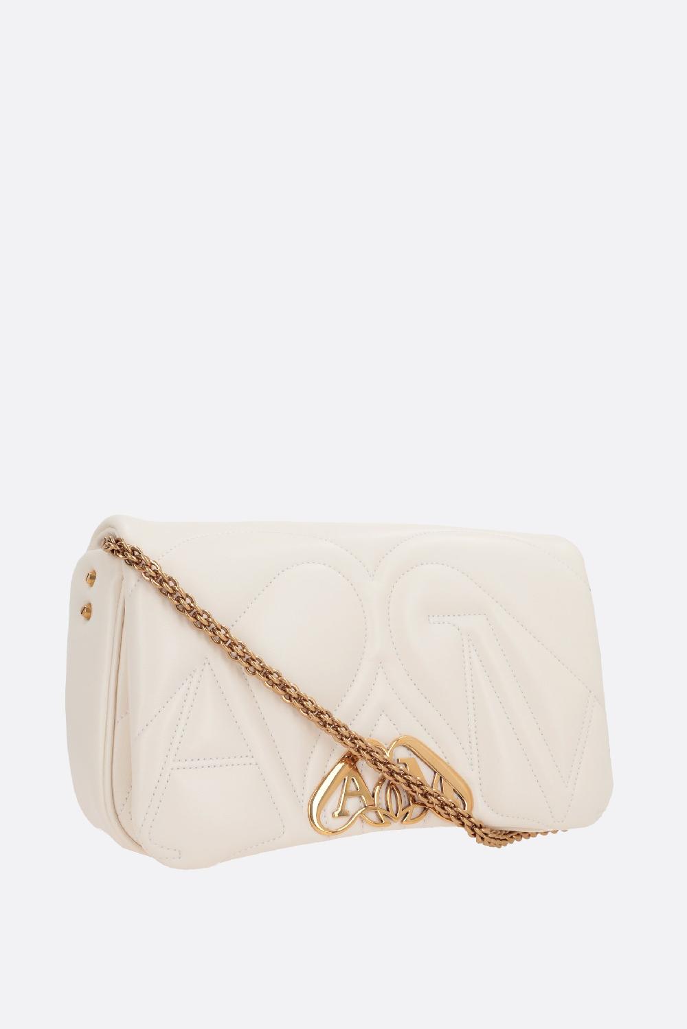 ALEXANDER McQUEEN Borsa A Spalla Seal Small In Nappa Matelassé