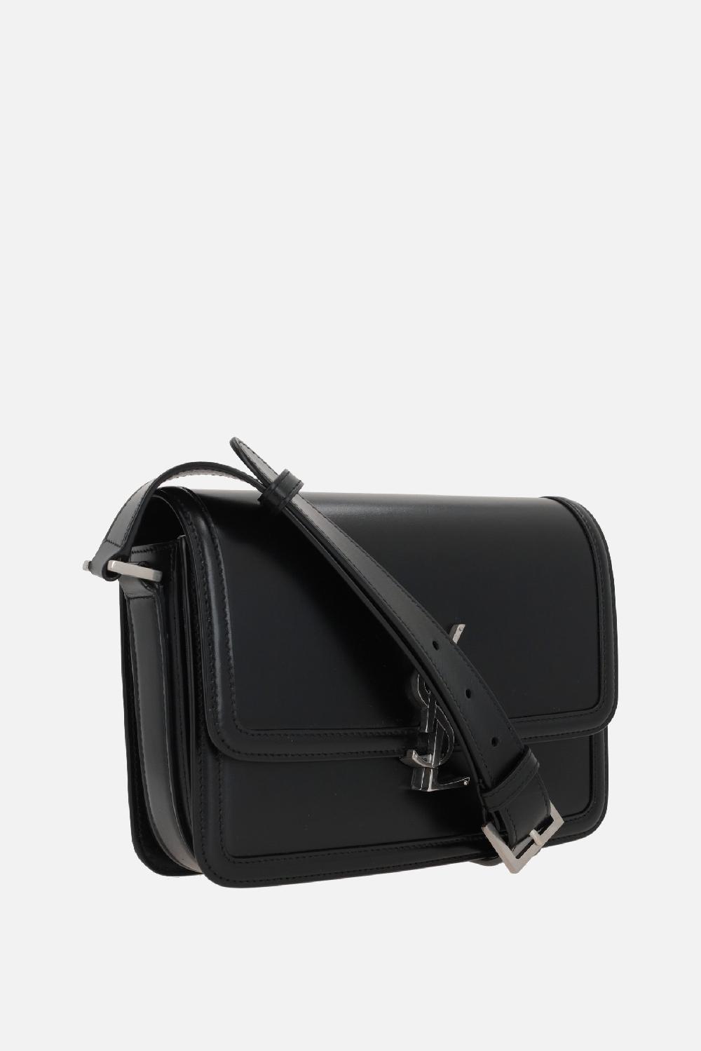 SAINT LAURENT Borsa A Spalla Solferino Media In Pelle Liscia