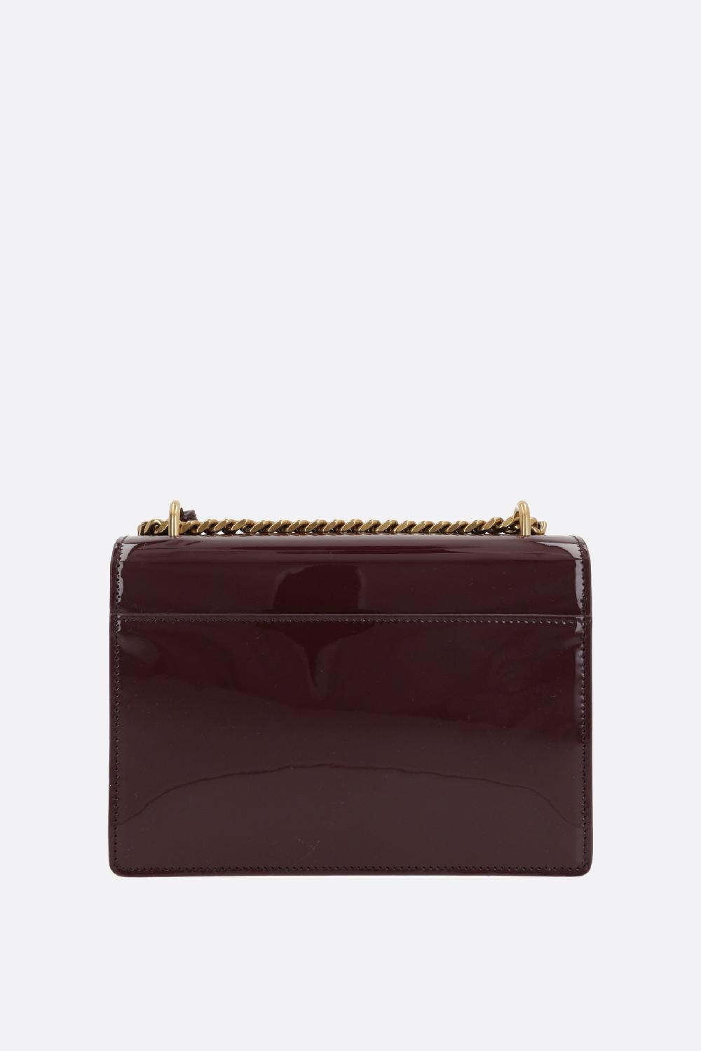 SAINT LAURENT Borsa A Spalla Sunset Small In Vernice