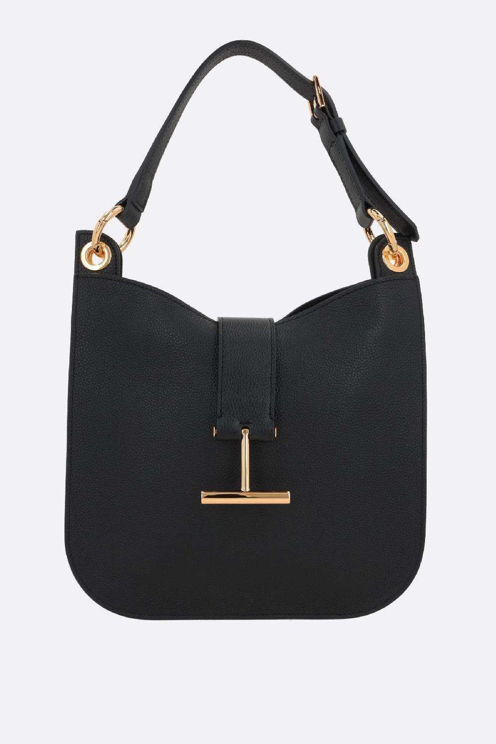 TOM FORD borsa a spalla Tara small in pelle martellata